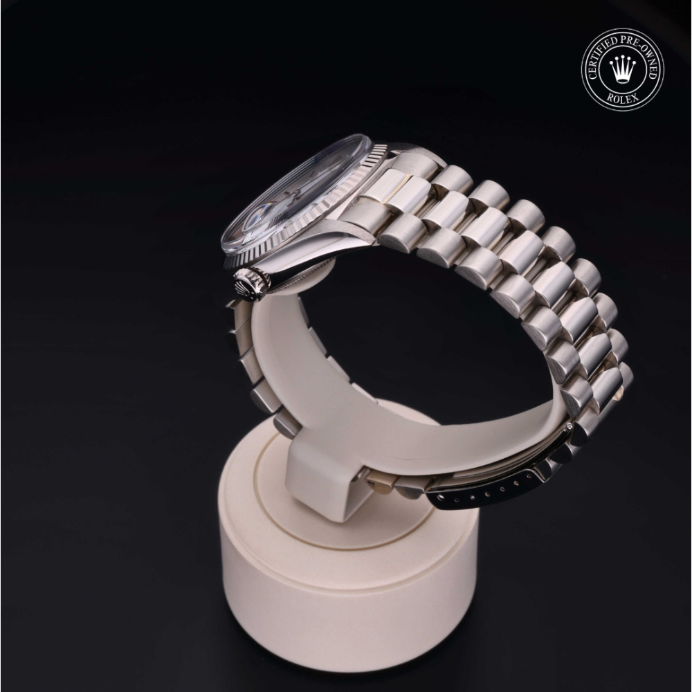 Rolex Certified Pre-Owned  36 in oro bianco 18 ct, 1803/9 | Verga 1947