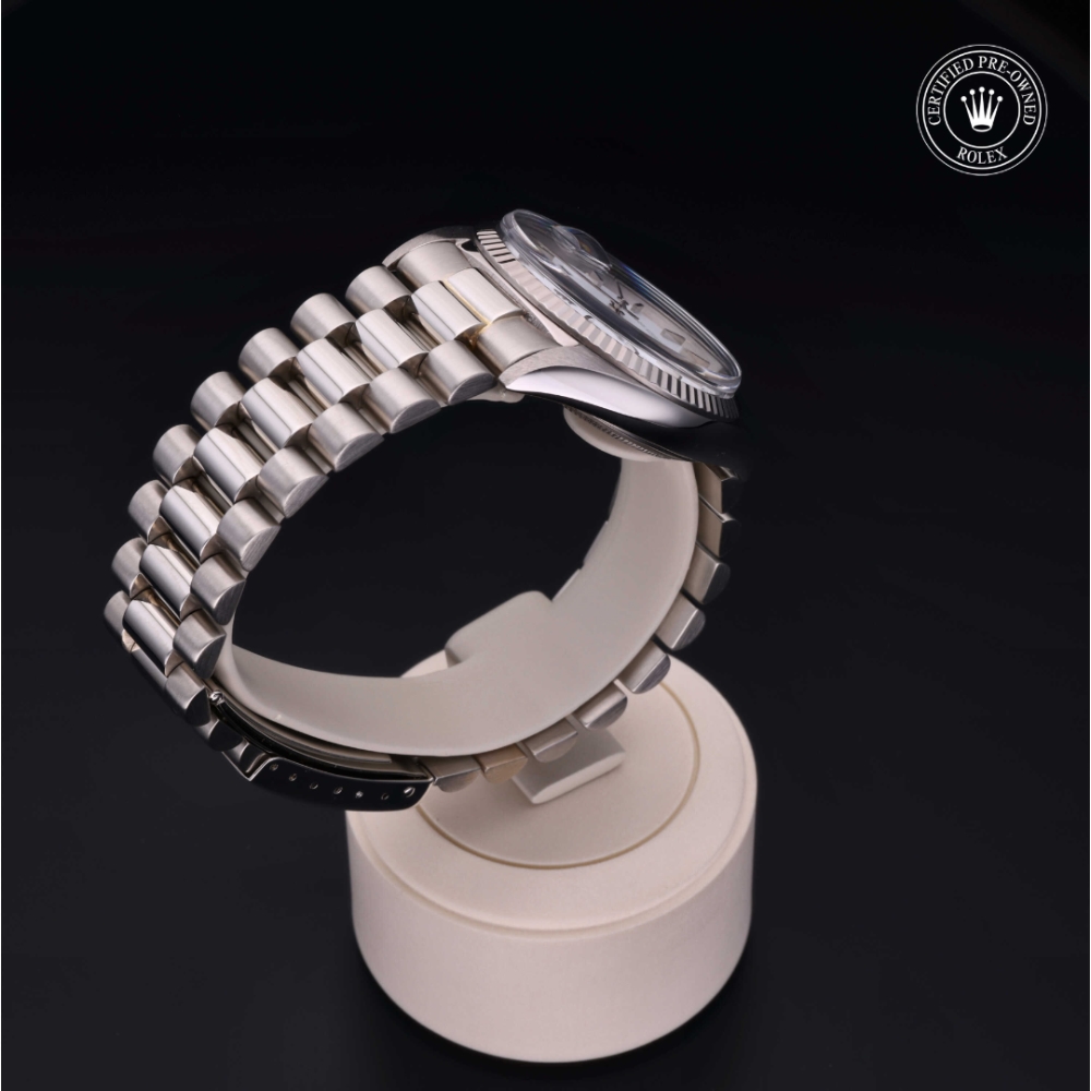 Rolex Certified Pre-Owned  36 in oro bianco 18 ct, 1803/9 | Verga 1947
