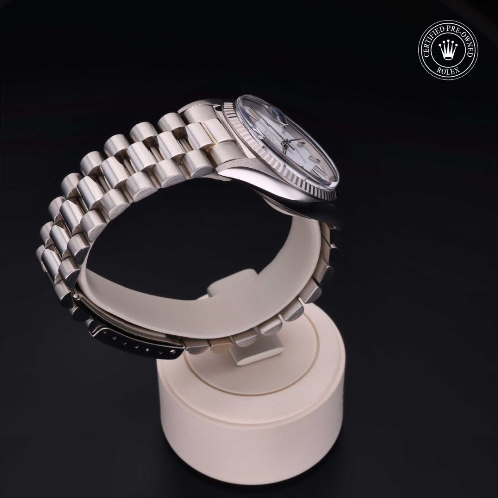 Rolex Certified Pre-Owned  36 in oro bianco 18 ct, 1803/9 | Verga 1947