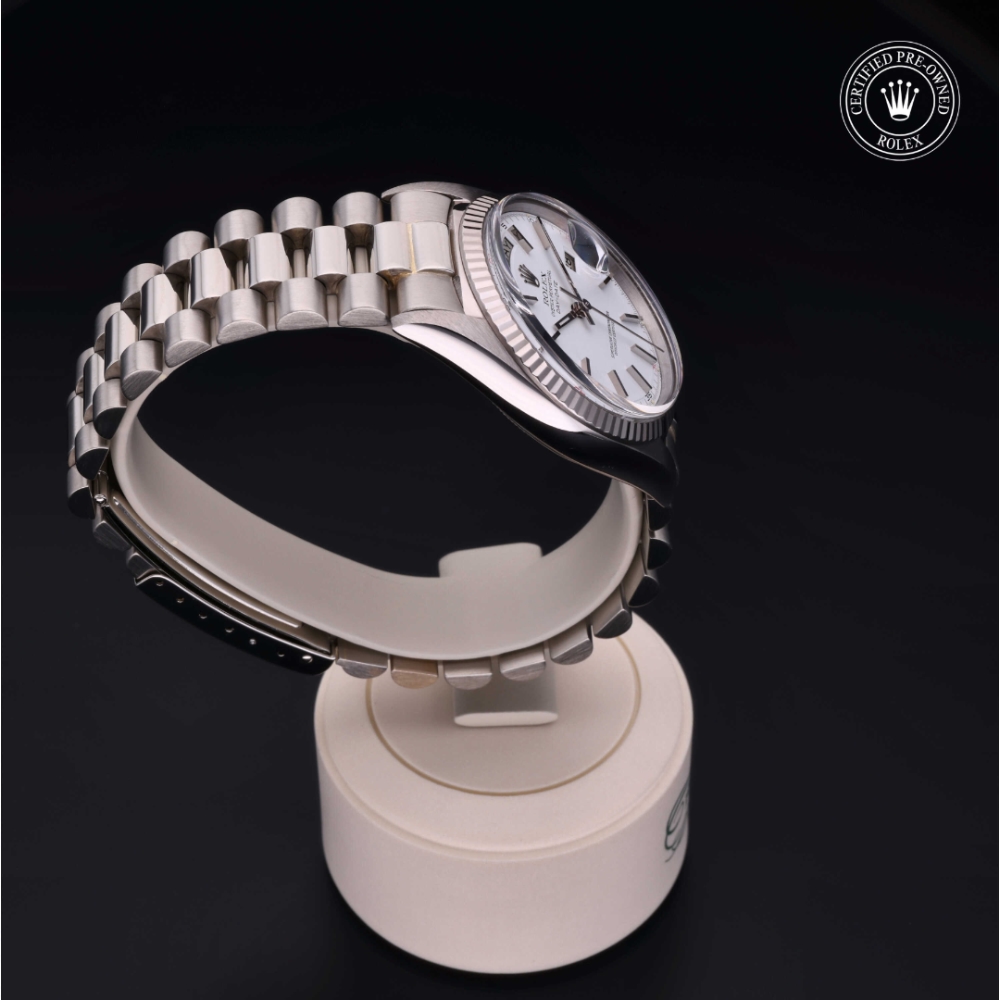 Rolex Certified Pre-Owned  36 in oro bianco 18 ct, 1803/9 | Verga 1947