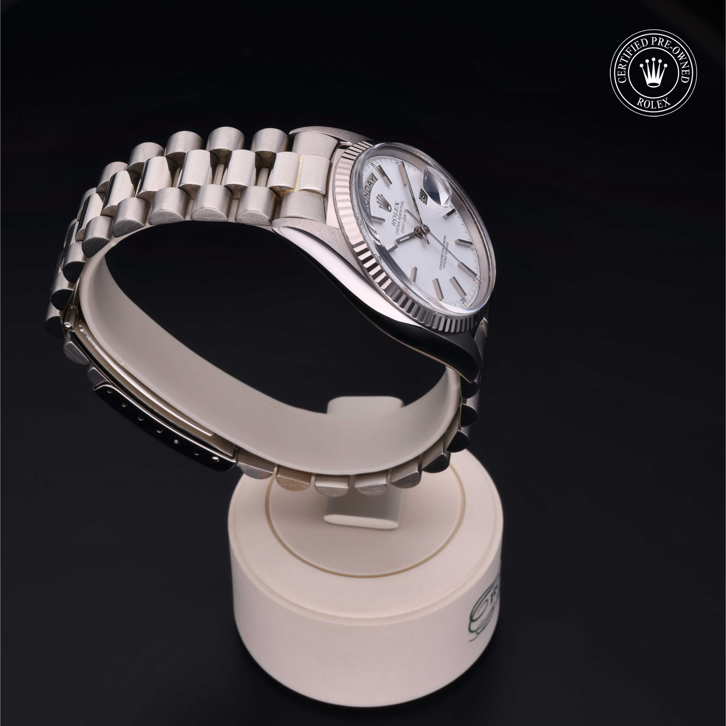 Rolex Certified Pre-Owned  36 in oro bianco 18 ct, 1803/9 | Verga 1947