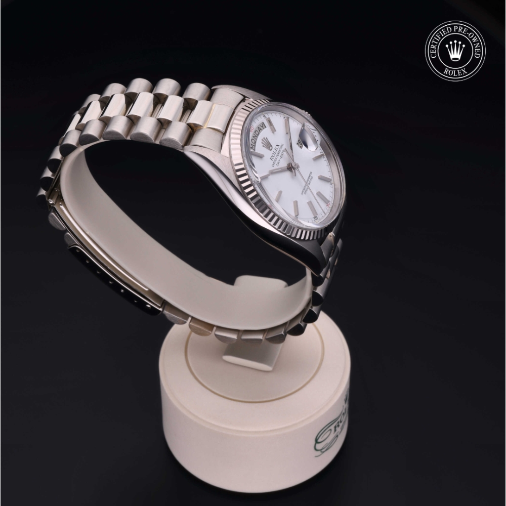 Rolex Certified Pre-Owned  36 in oro bianco 18 ct, 1803/9 | Verga 1947