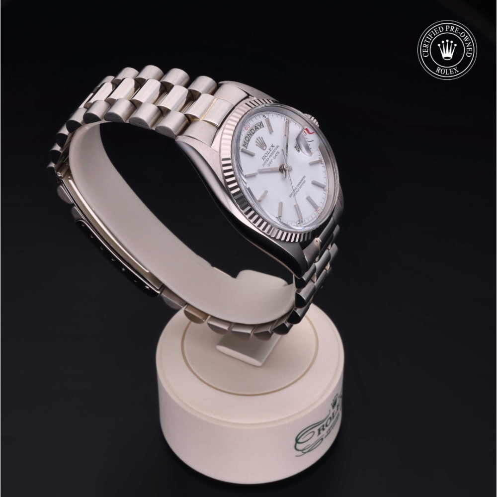 Rolex Certified Pre-Owned  36 in oro bianco 18 ct, 1803/9 | Verga 1947