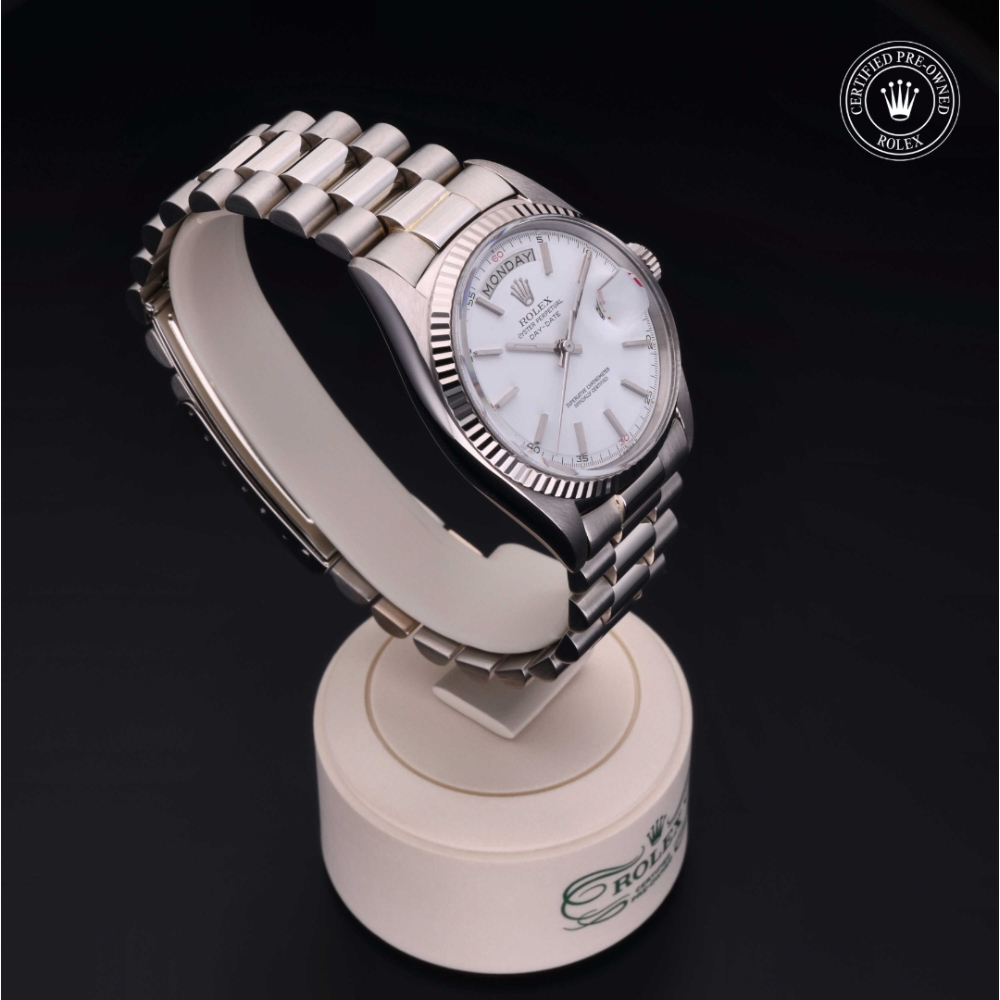 Rolex Certified Pre-Owned  36 in oro bianco 18 ct, 1803/9 | Verga 1947