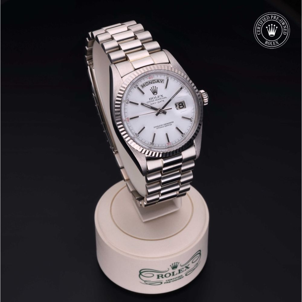 Rolex Certified Pre-Owned  36 in oro bianco 18 ct, 1803/9 | Verga 1947