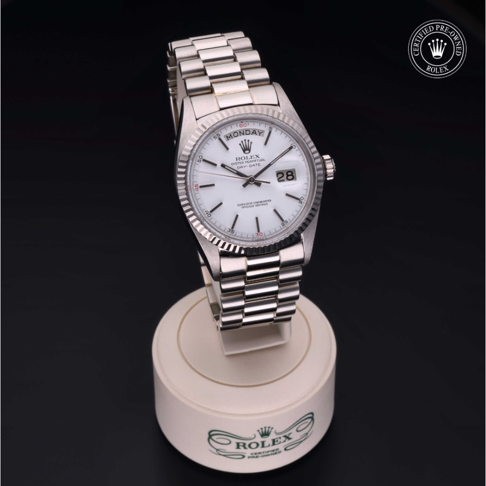 Rolex Certified Pre-Owned  36 in oro bianco 18 ct, 1803/9 | Verga 1947