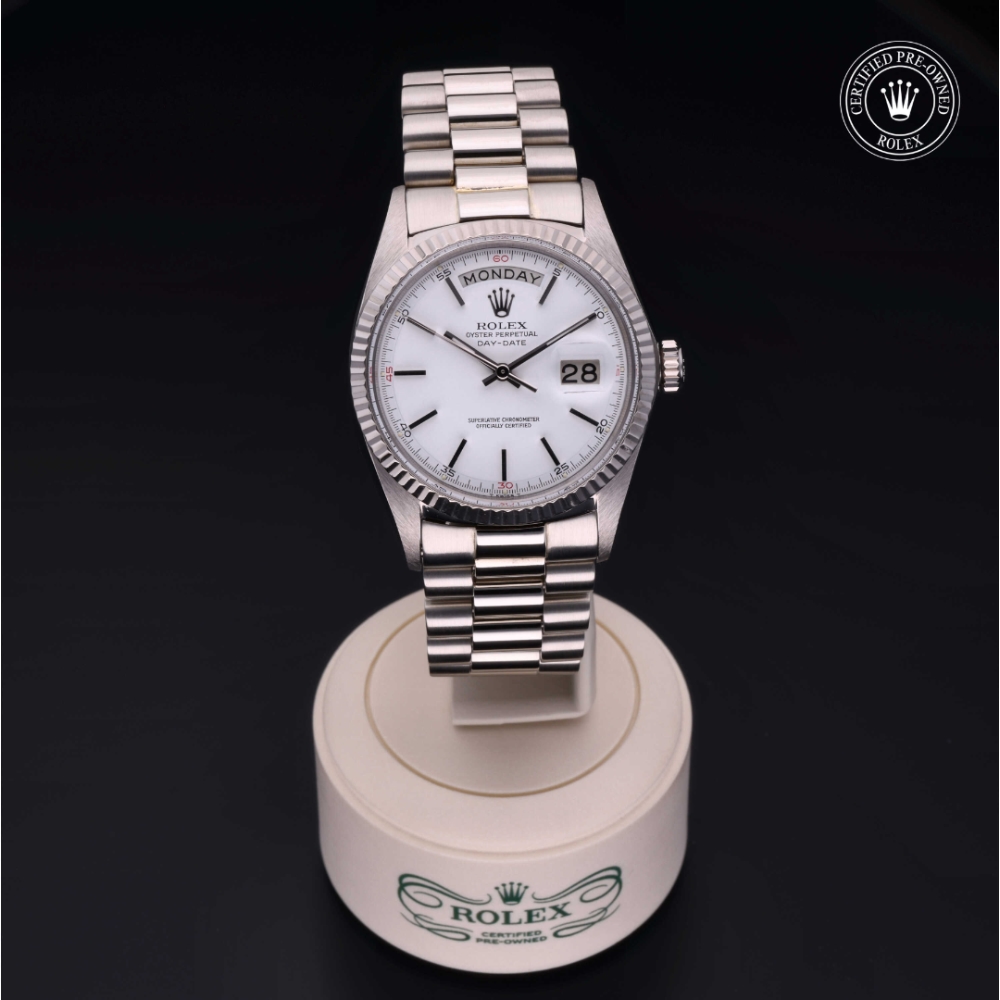 Rolex Certified Pre-Owned  36 in oro bianco 18 ct, 1803/9 | Verga 1947
