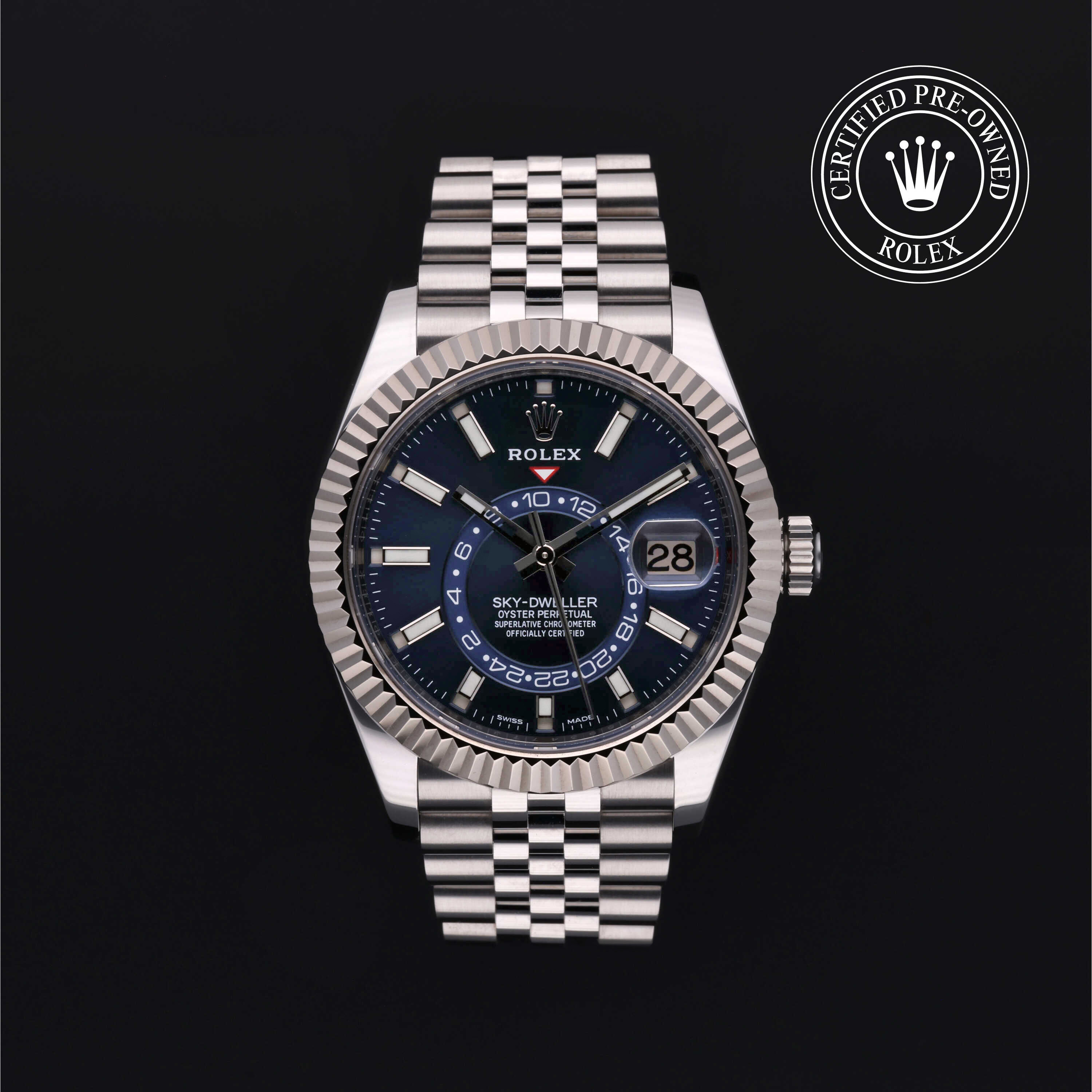 Rolex Certified Pre-Owned  42 in Rolesor 18 Carat White, 326934 | Verga 1947
