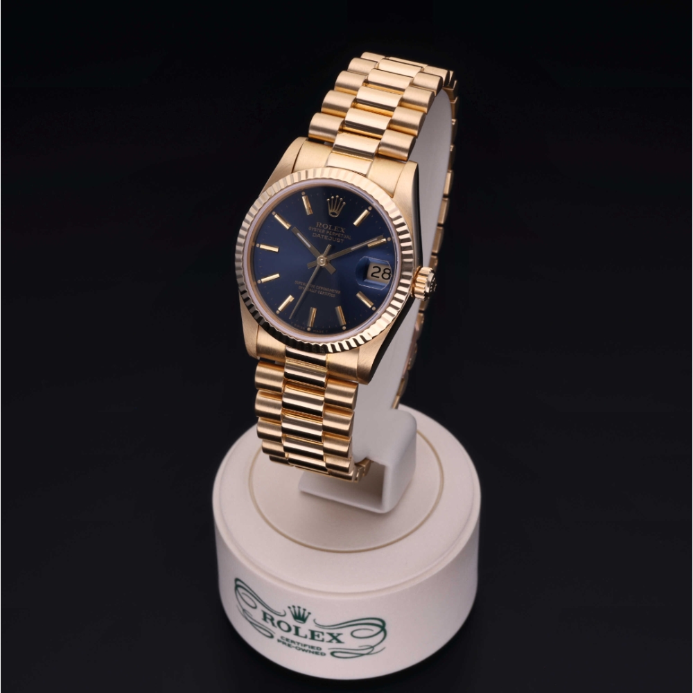 Rolex Certified Pre-Owned Oyster Perpetual 31 in Gold 18 Carat Yellow, 68278 | Verga 1947
