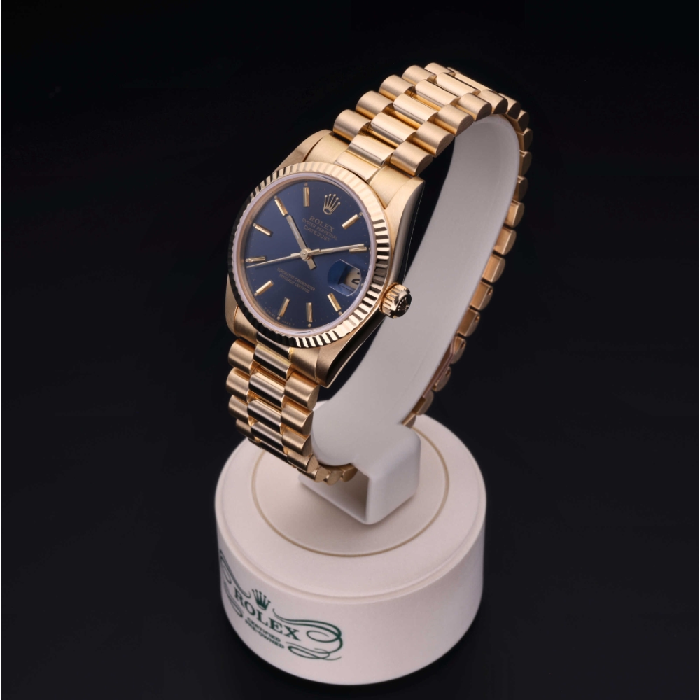 Rolex Certified Pre-Owned Oyster Perpetual 31 in Gold 18 Carat Yellow, 68278 | Verga 1947