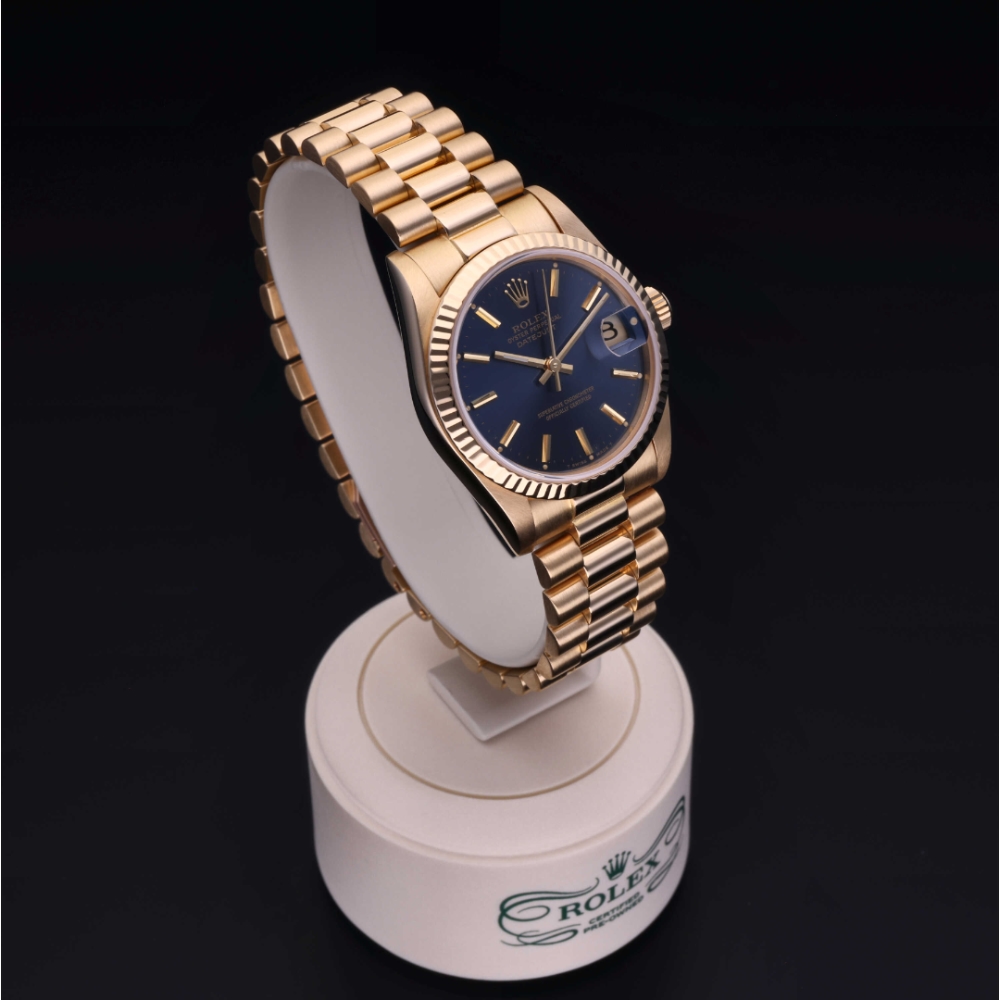 Rolex Certified Pre-Owned Oyster Perpetual 31 in Gold 18 Carat Yellow, 68278 | Verga 1947