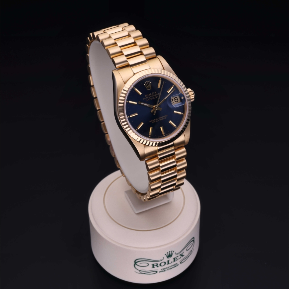 Rolex Certified Pre-Owned Oyster Perpetual 31 in Gold 18 Carat Yellow, 68278 | Verga 1947
