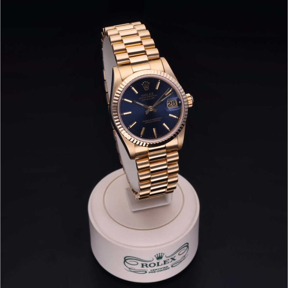 Rolex Certified Pre-Owned Oyster Perpetual 31 in Gold 18 Carat Yellow, 68278 | Verga 1947