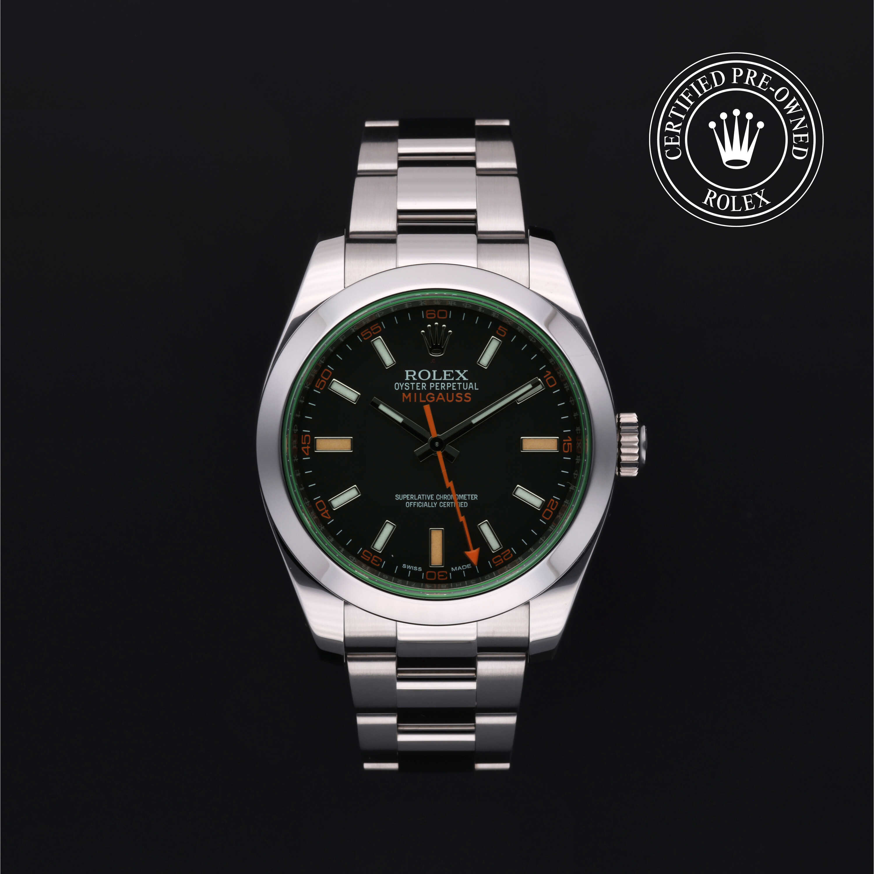 Rolex Certified Pre-Owned  40 in Steel, 116400GV | Verga 1947