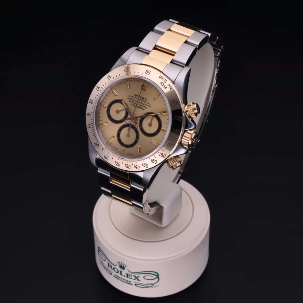 Rolex Certified Pre-Owned  40 in Rolesor 18 Carat Yellow, 16523 | Verga 1947