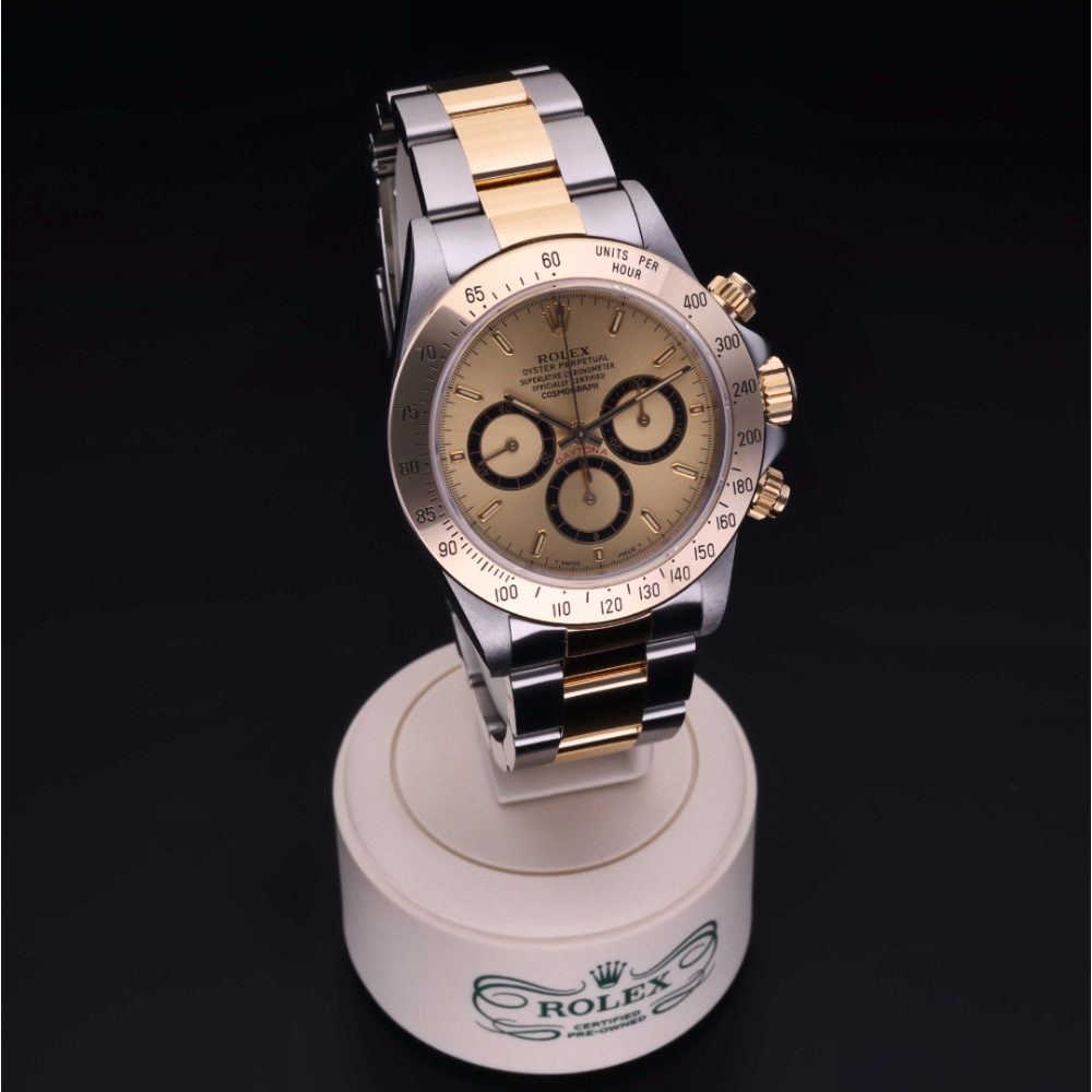 Rolex Certified Pre-Owned  40 in Rolesor 18 Carat Yellow, 16523 | Verga 1947