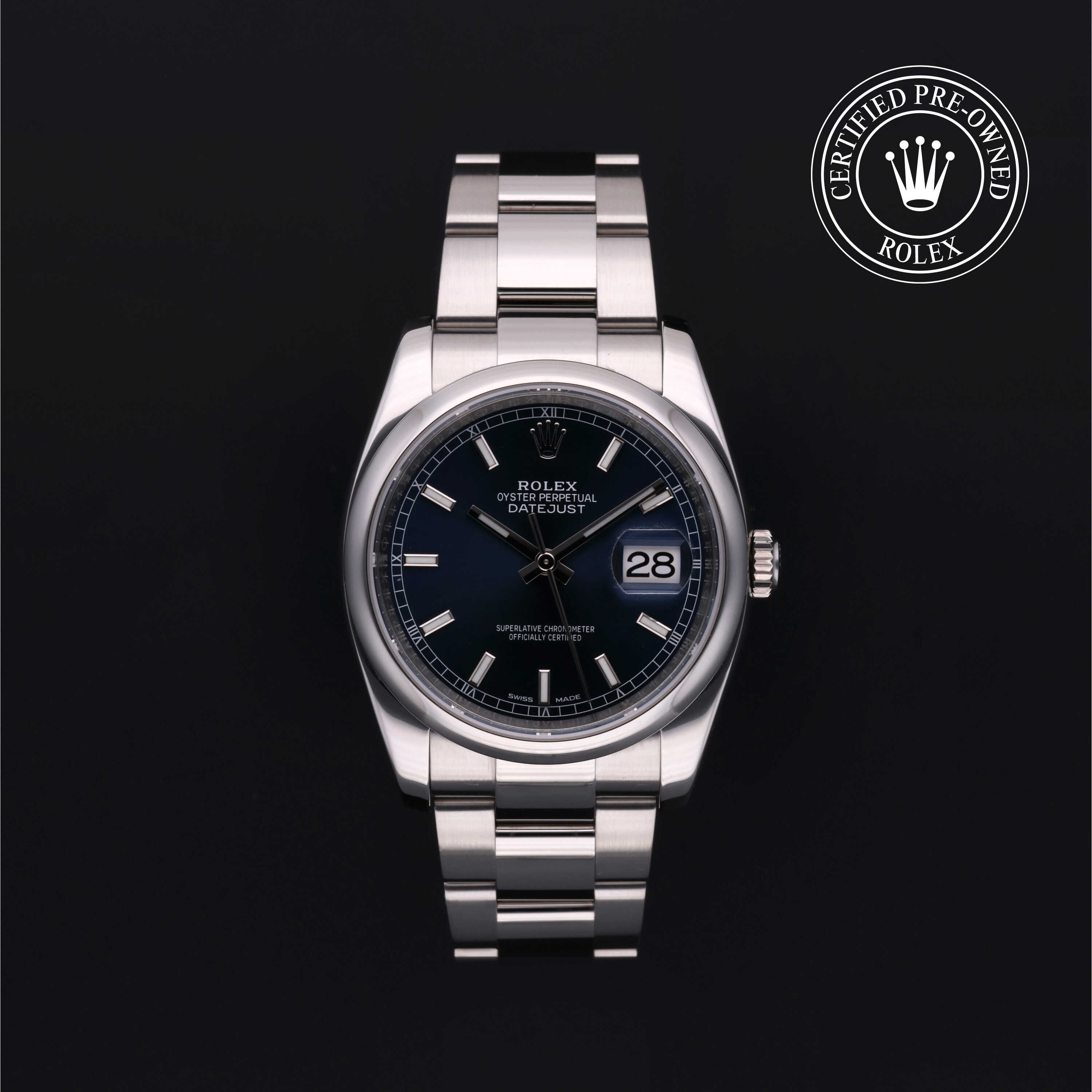 Rolex Certified Pre-Owned Oyster Perpetual 36 in Steel, 116200 | Verga 1947