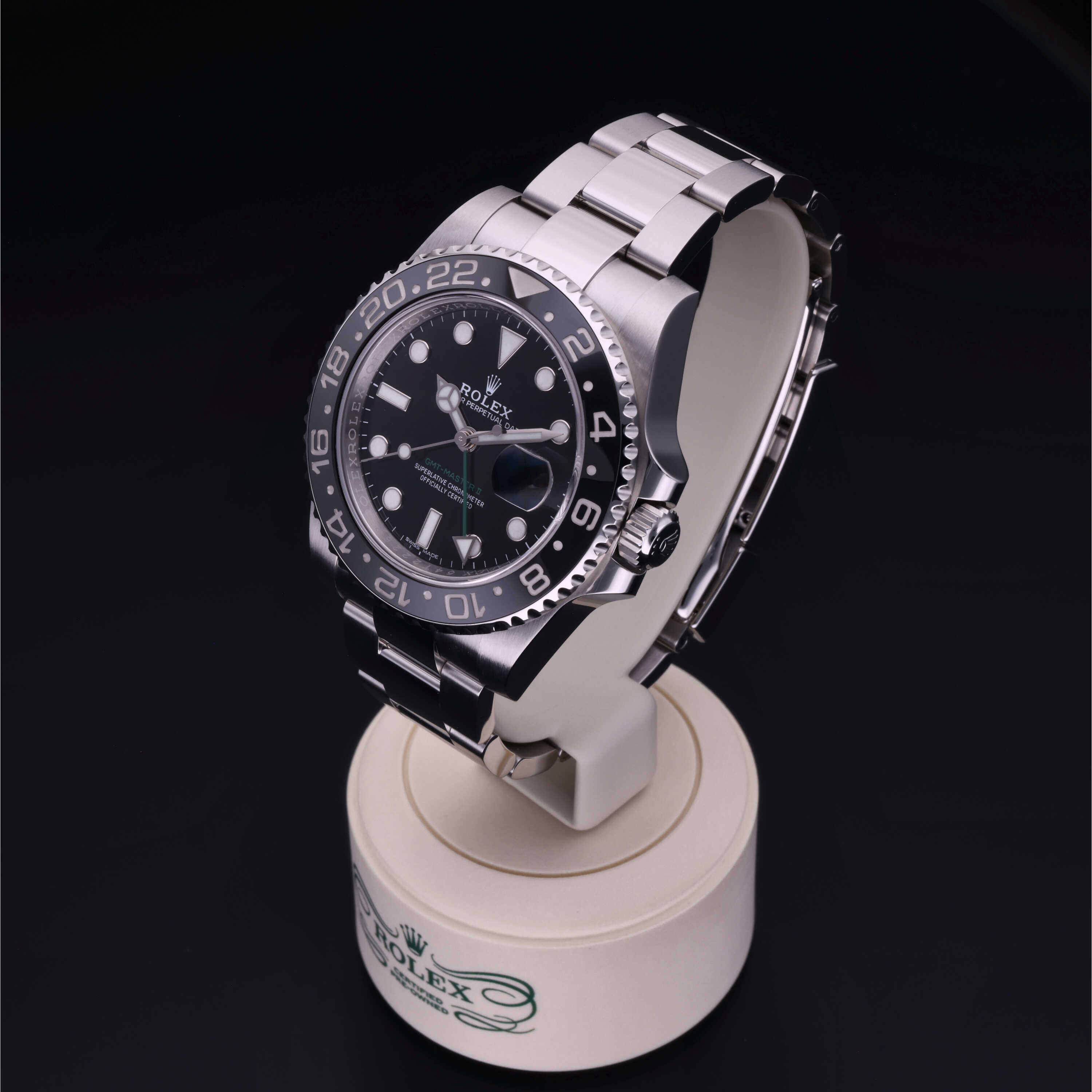 Rolex Certified Pre-Owned Oyster Perpetual 40 in Steel, 116710LN | Verga 1947