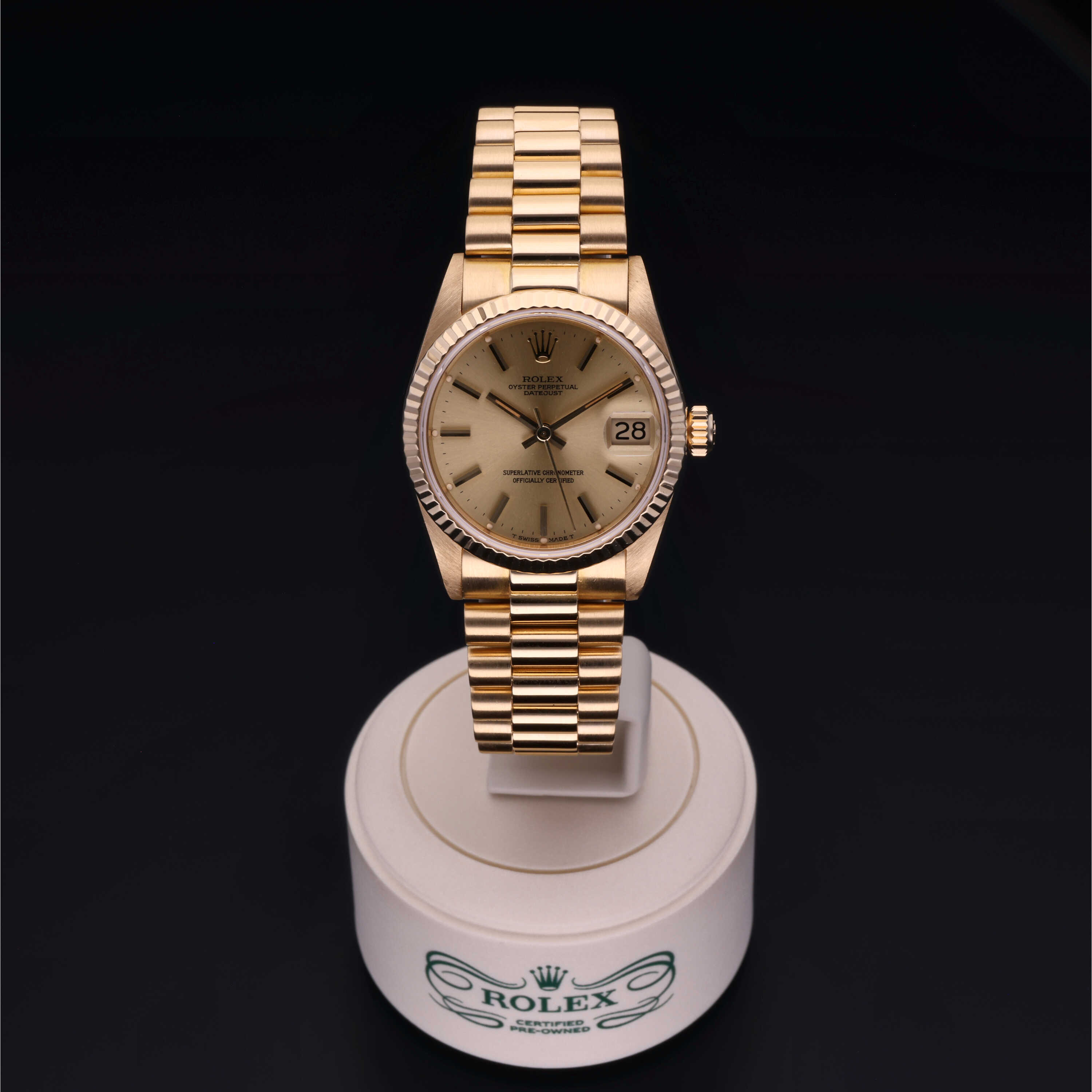 Rolex Certified Pre-Owned  31 in Gold 18 Carat Yellow, 68278 | Verga 1947