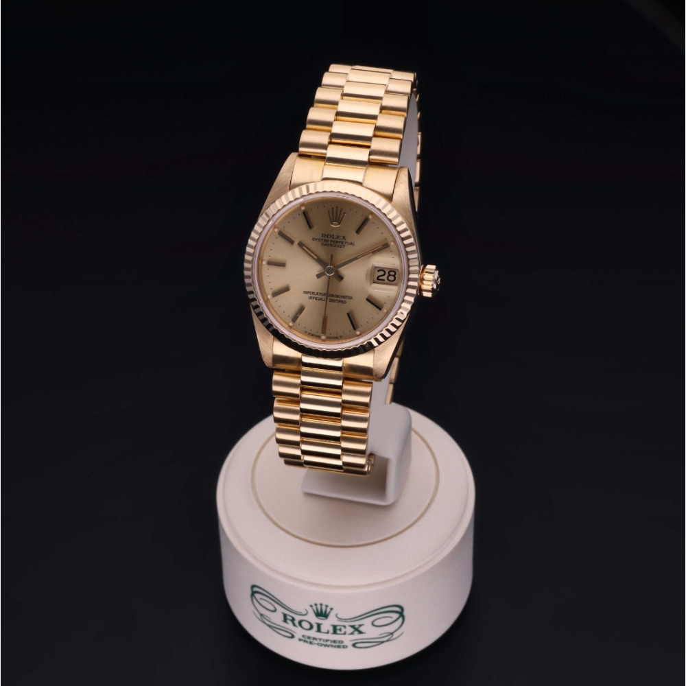 Rolex Certified Pre-Owned  31 in Gold 18 Carat Yellow, 68278 | Verga 1947