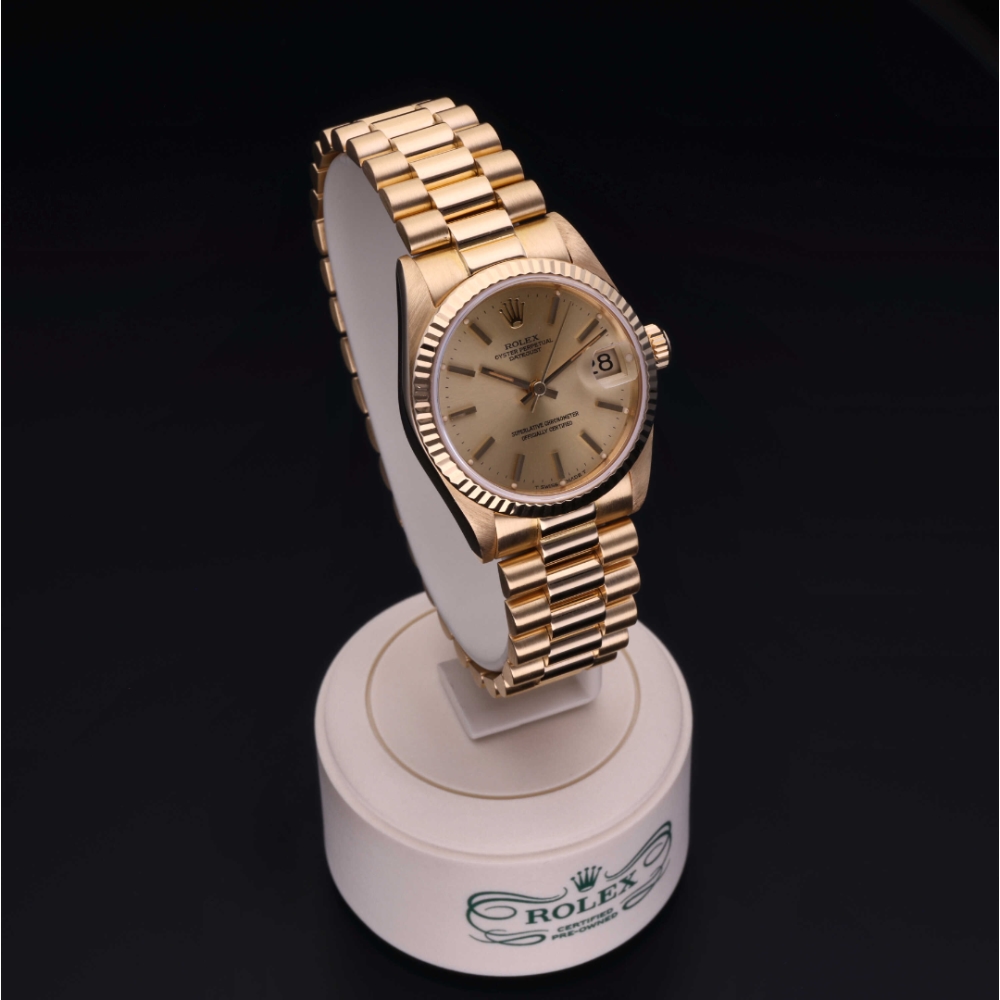 Rolex Certified Pre-Owned  31 in Gold 18 Carat Yellow, 68278 | Verga 1947