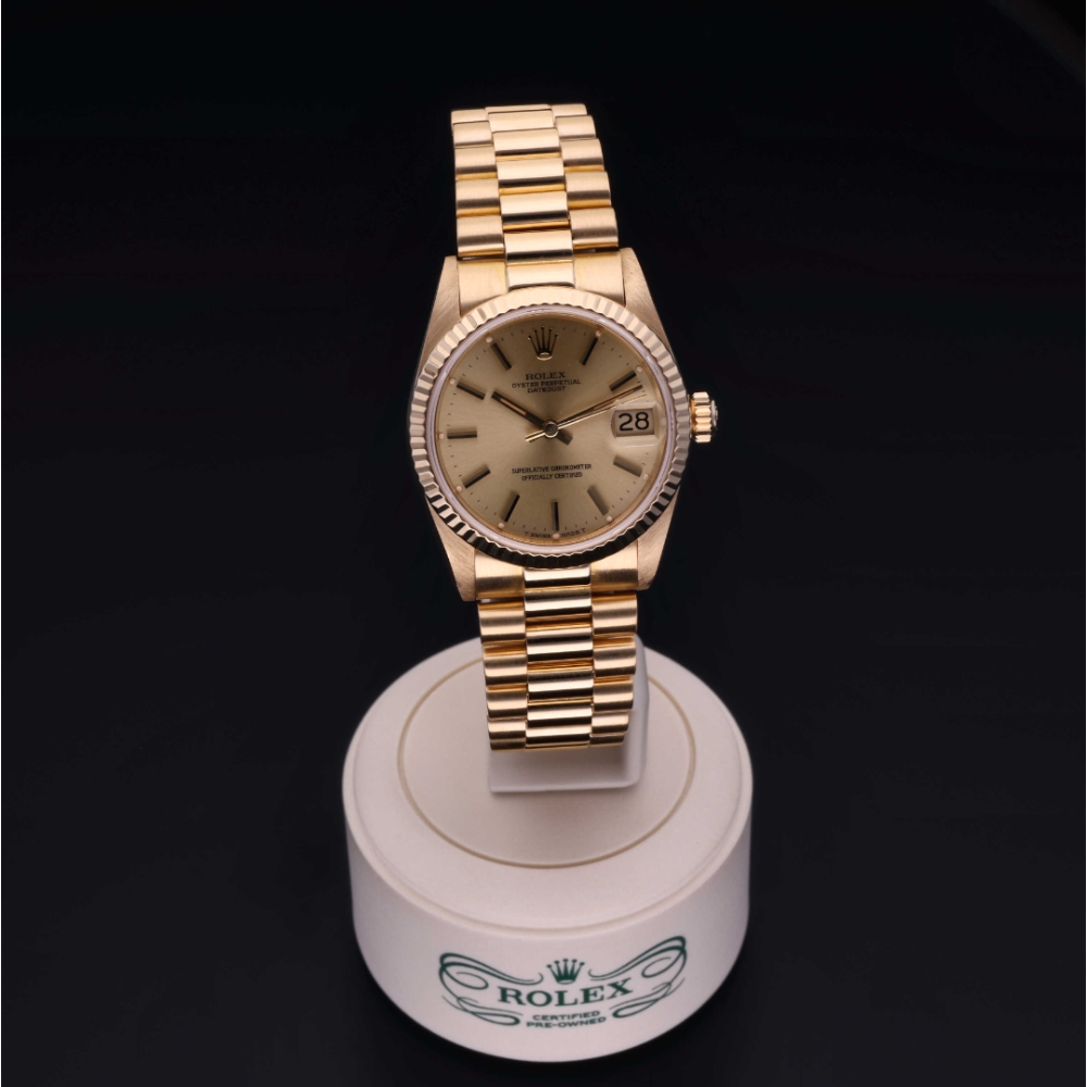 Rolex Certified Pre-Owned  31 in Gold 18 Carat Yellow, 68278 | Verga 1947