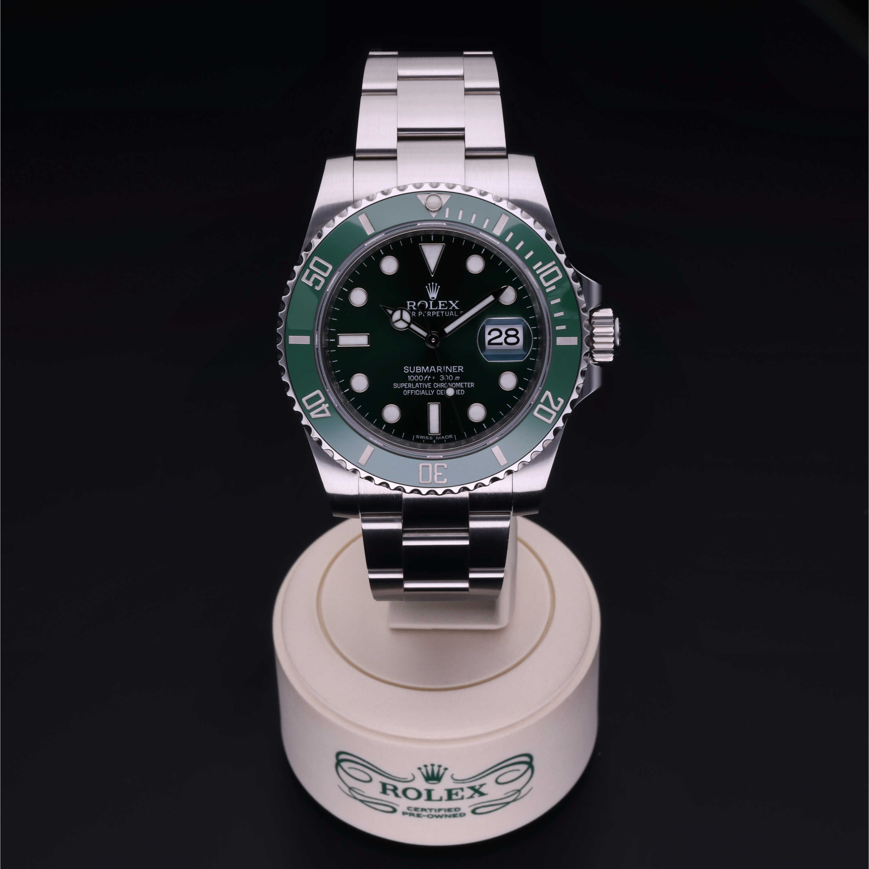 Rolex Certified Pre-Owned Oyster Perpetual 40 in Acciaio, 116610LV | Verga 1947