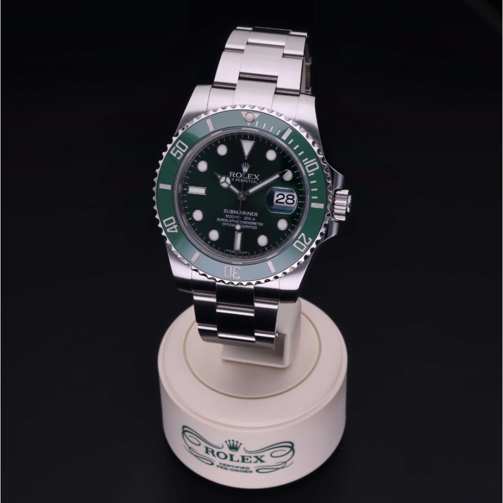 Rolex Certified Pre-Owned Oyster Perpetual 40 in Acciaio, 116610LV | Verga 1947
