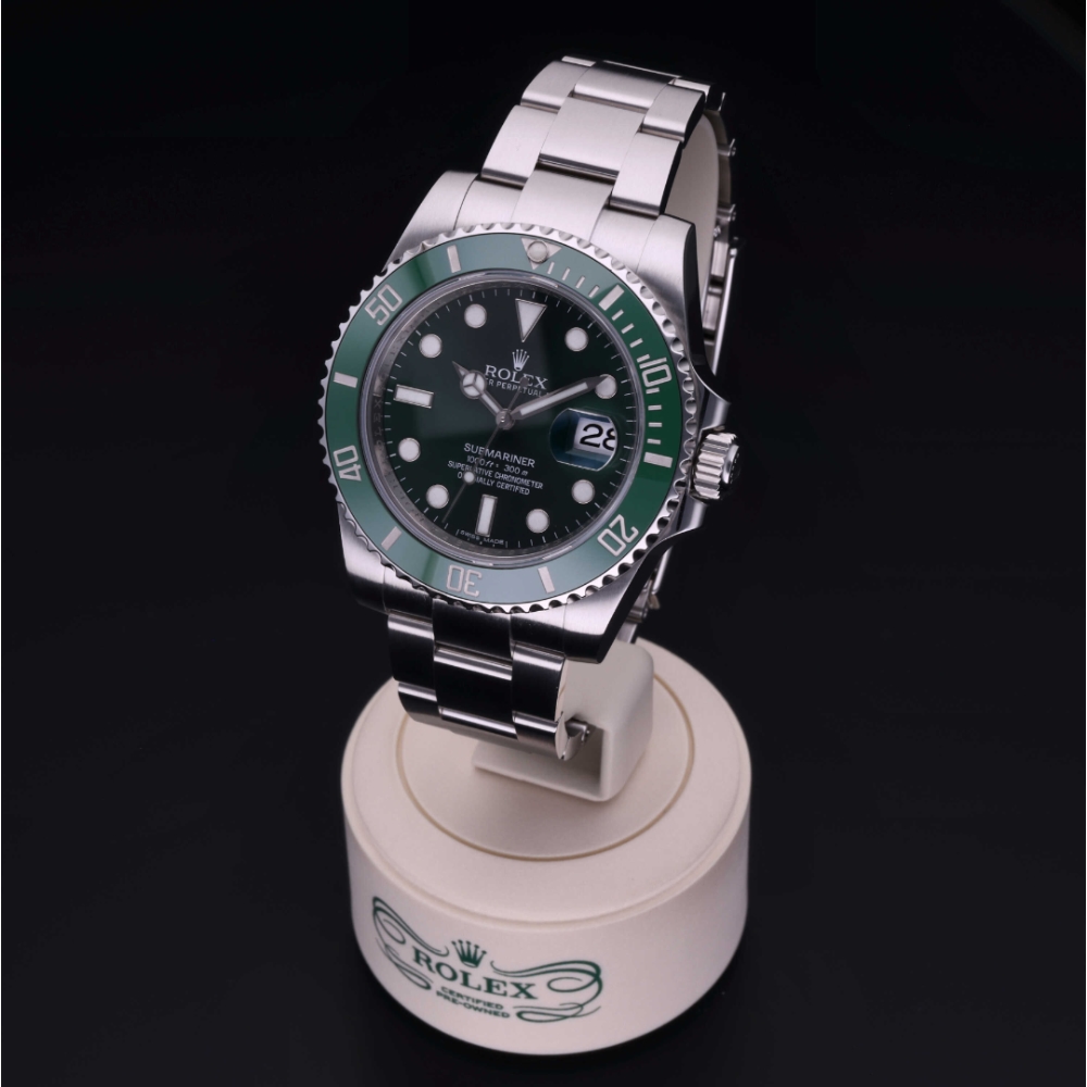 Rolex Certified Pre-Owned Oyster Perpetual 40 in Acciaio, 116610LV | Verga 1947