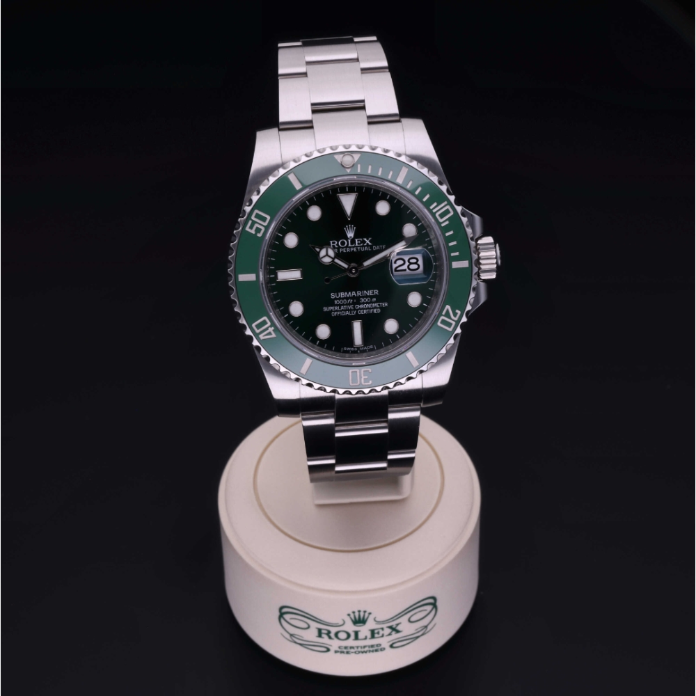 Rolex Certified Pre-Owned Oyster Perpetual 40 in Acciaio, 116610LV | Verga 1947