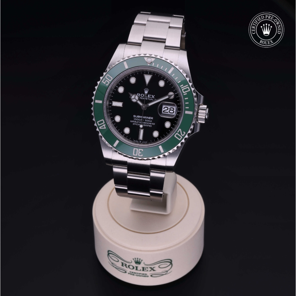Rolex Certified Pre-Owned Oyster Perpetual 41 in Acciaio, 126610LV | Verga 1947