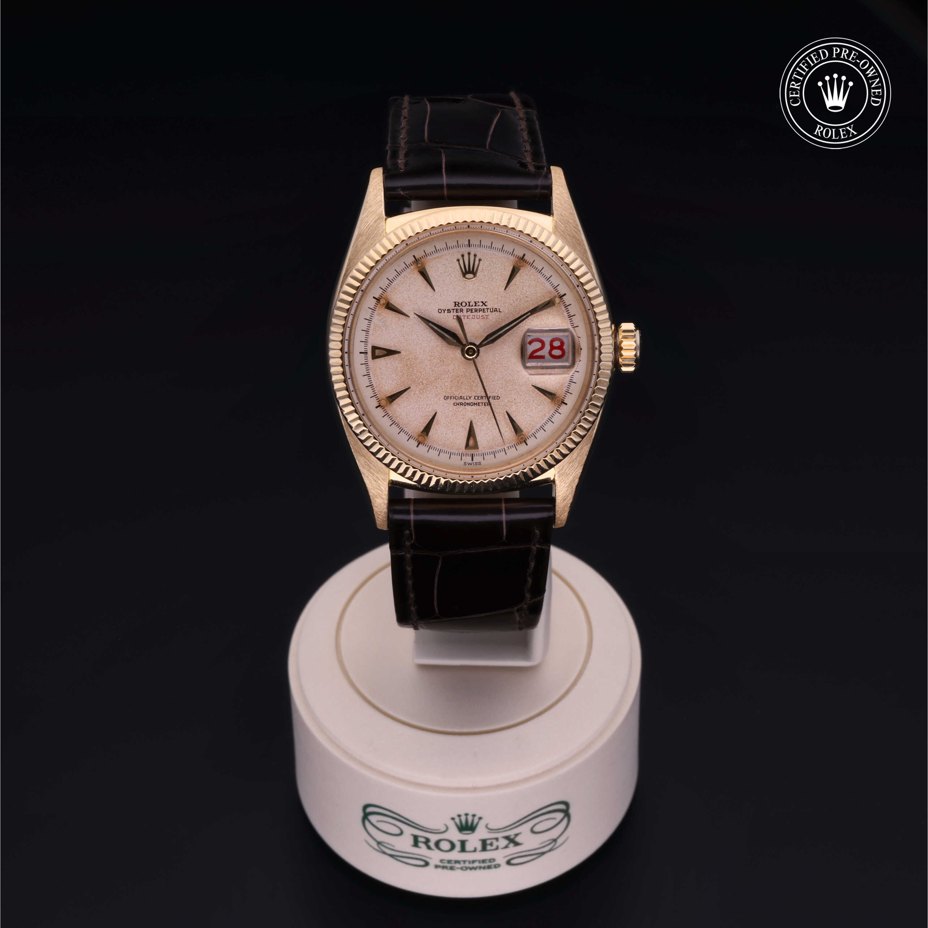 Rolex Certified Pre-Owned  38 in Gold Two-tone Yellow/Red, 6305/8 | Verga 1947
