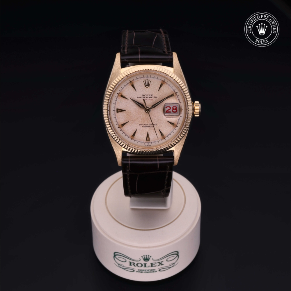Rolex Certified Pre-Owned  38 in Gold Two-tone Yellow/Red, 6305/8 | Verga 1947