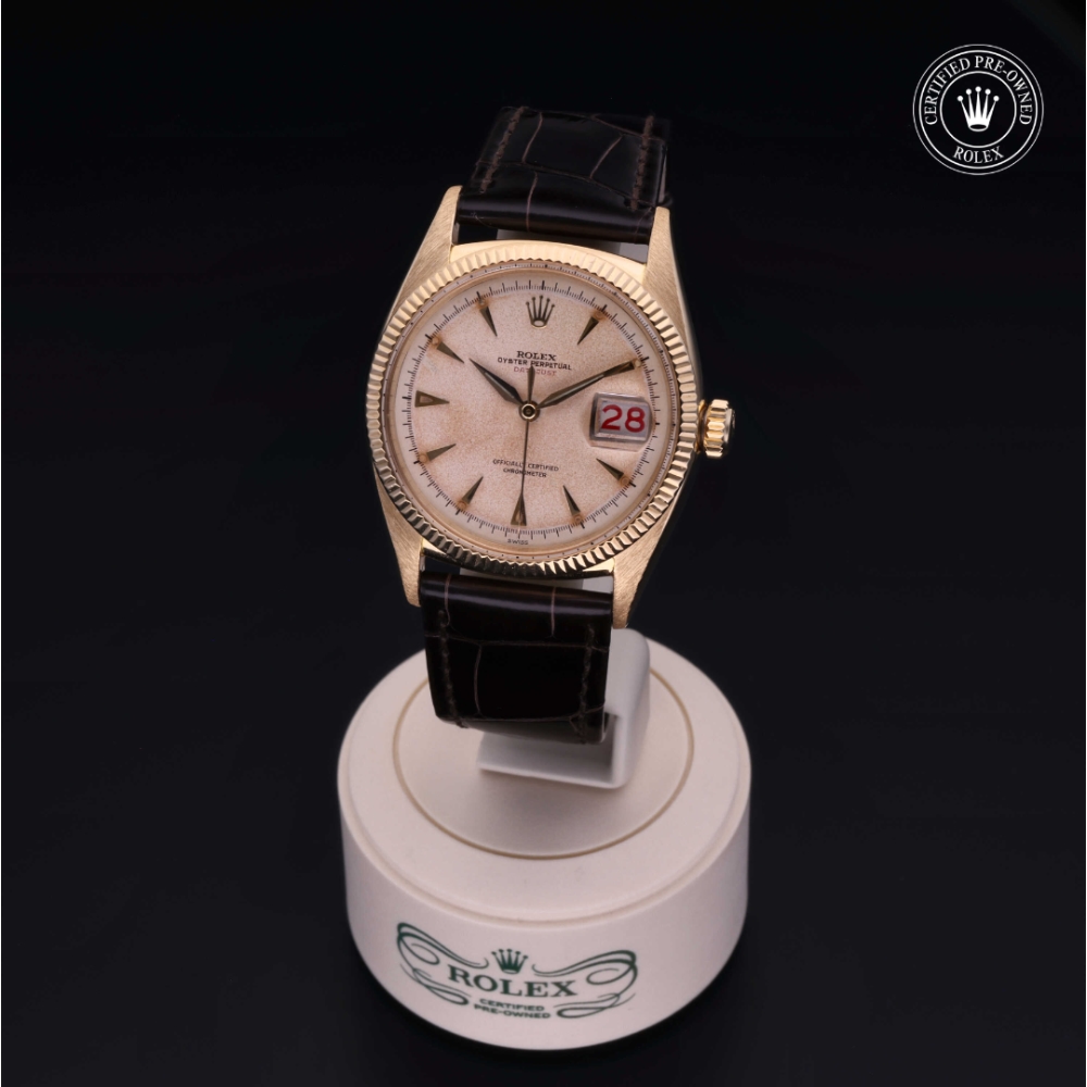 Rolex Certified Pre-Owned  38 in Gold Two-tone Yellow/Red, 6305/8 | Verga 1947