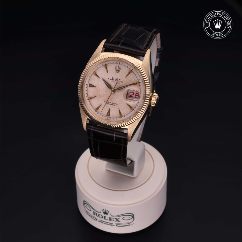 Rolex Certified Pre-Owned  38 in Gold Two-tone Yellow/Red, 6305/8 | Verga 1947