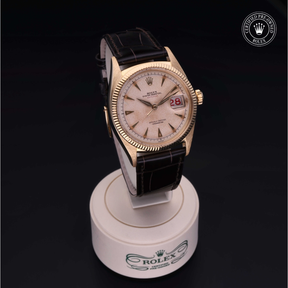Rolex Certified Pre-Owned  38 in Gold Two-tone Yellow/Red, 6305/8 | Verga 1947