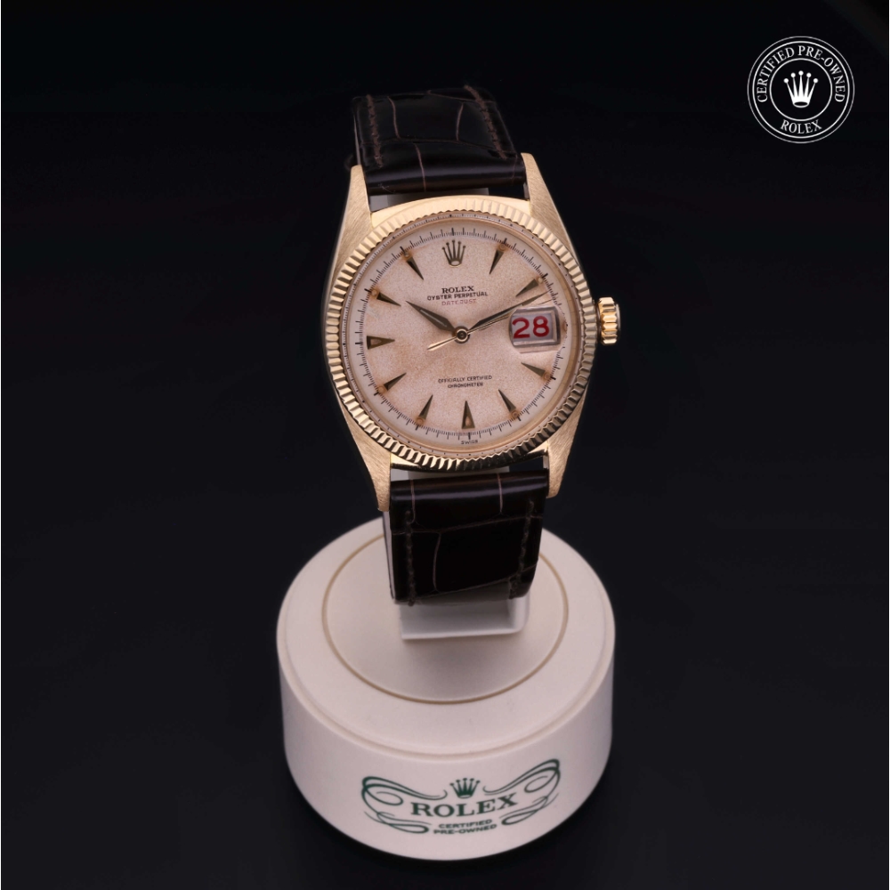 Rolex Certified Pre-Owned  38 in Gold Two-tone Yellow/Red, 6305/8 | Verga 1947