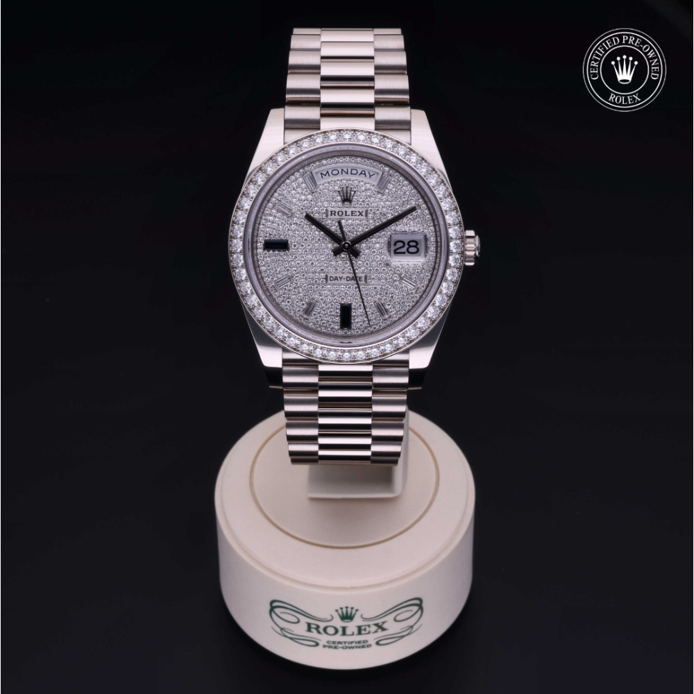 Rolex Certified Pre-Owned Oyster Perpetual 40 in Oro 18 CT.B, 228349RBR | Verga 1947