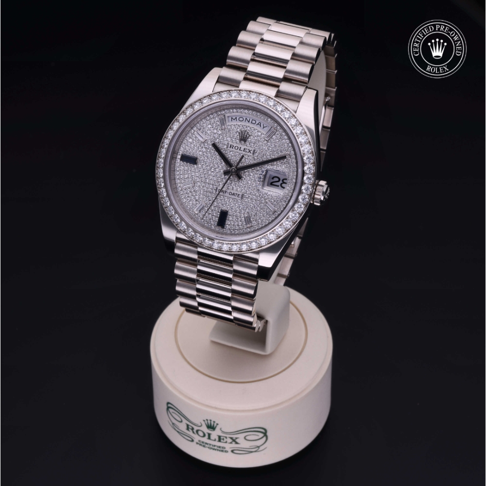 Rolex Certified Pre-Owned Oyster Perpetual 40 in Oro 18 CT.B, 228349RBR | Verga 1947