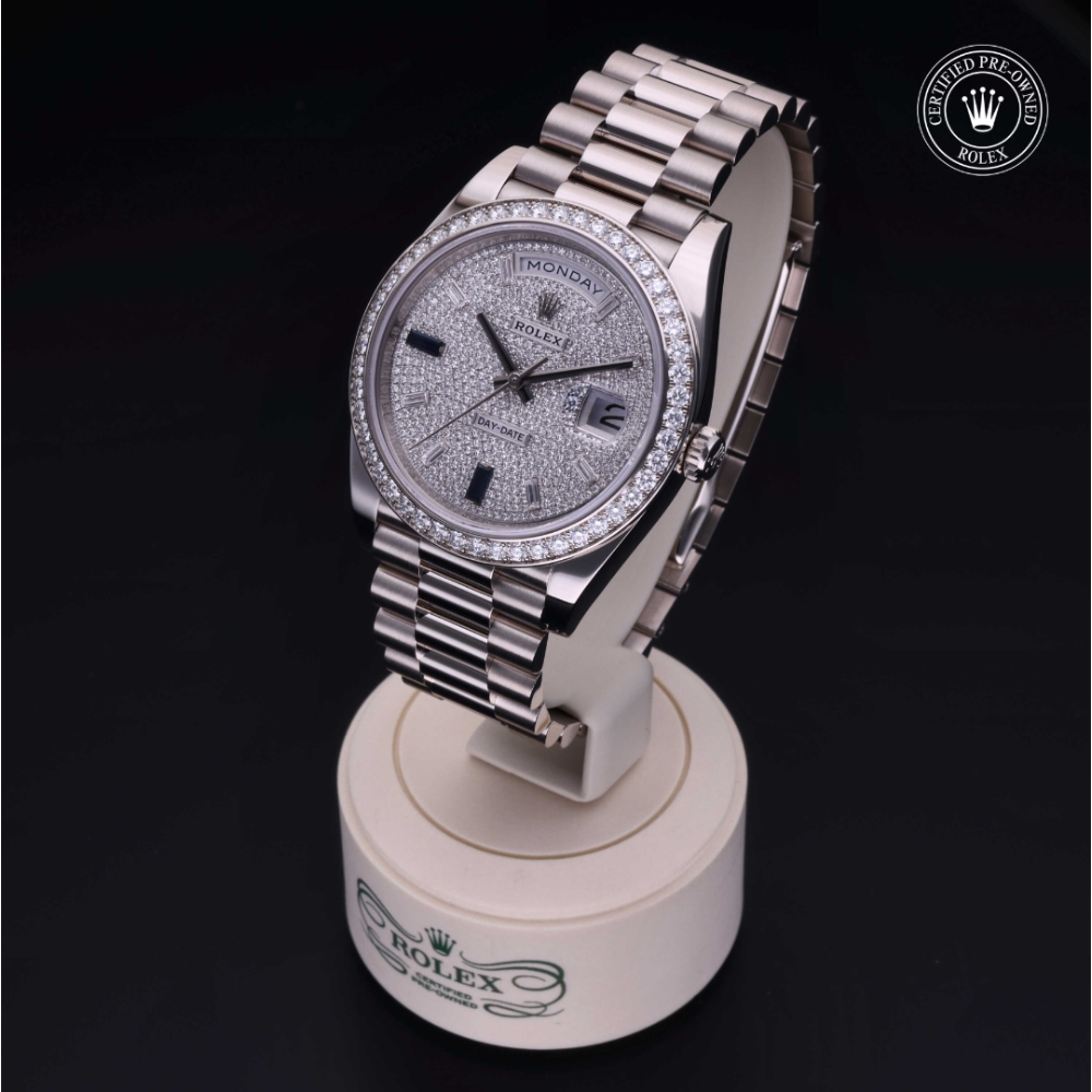 Rolex Certified Pre-Owned Oyster Perpetual 40 in Oro 18 CT.B, 228349RBR | Verga 1947