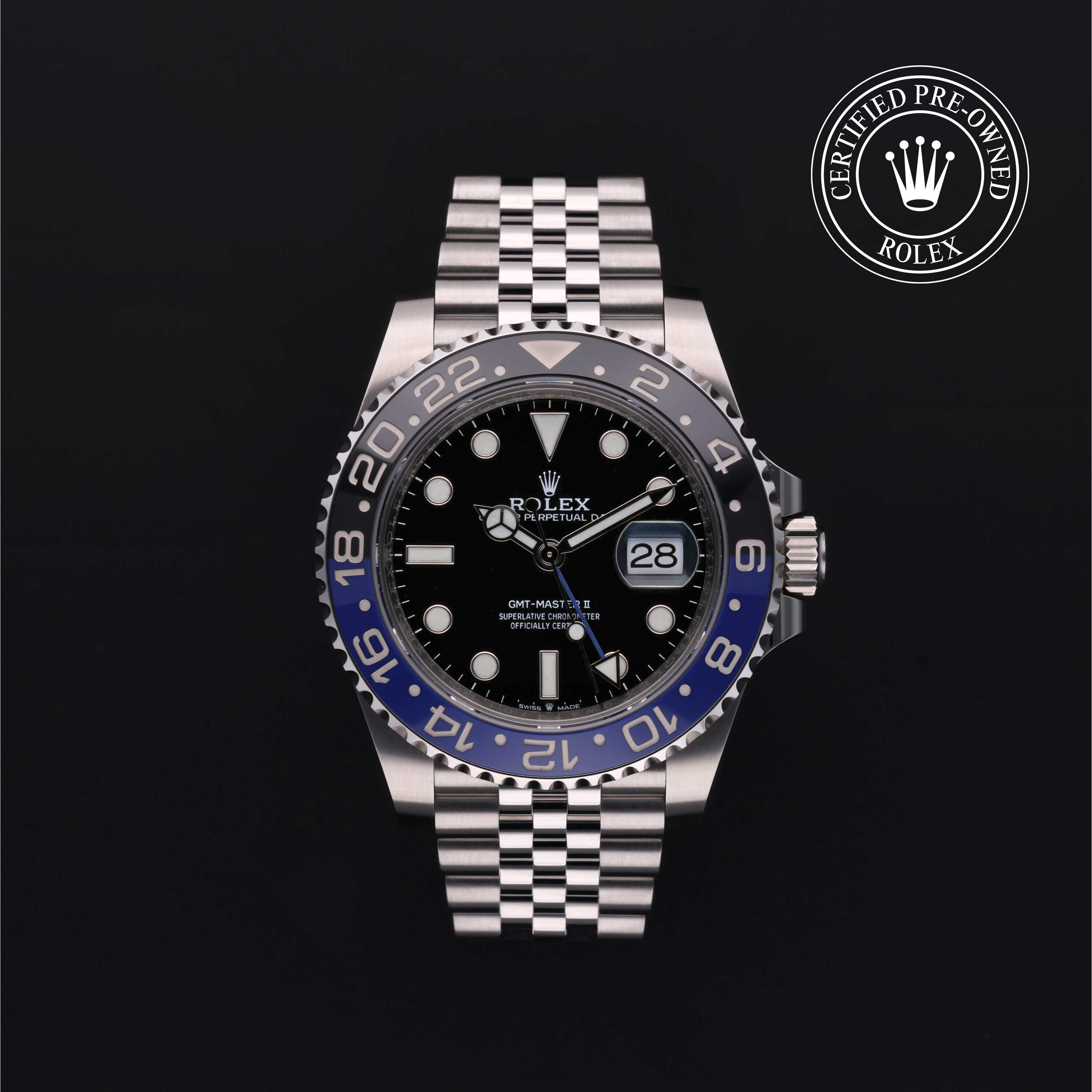 Rolex Certified Pre-Owned Oyster Perpetual 40 in Acciaio, 126710BLNR | Verga 1947