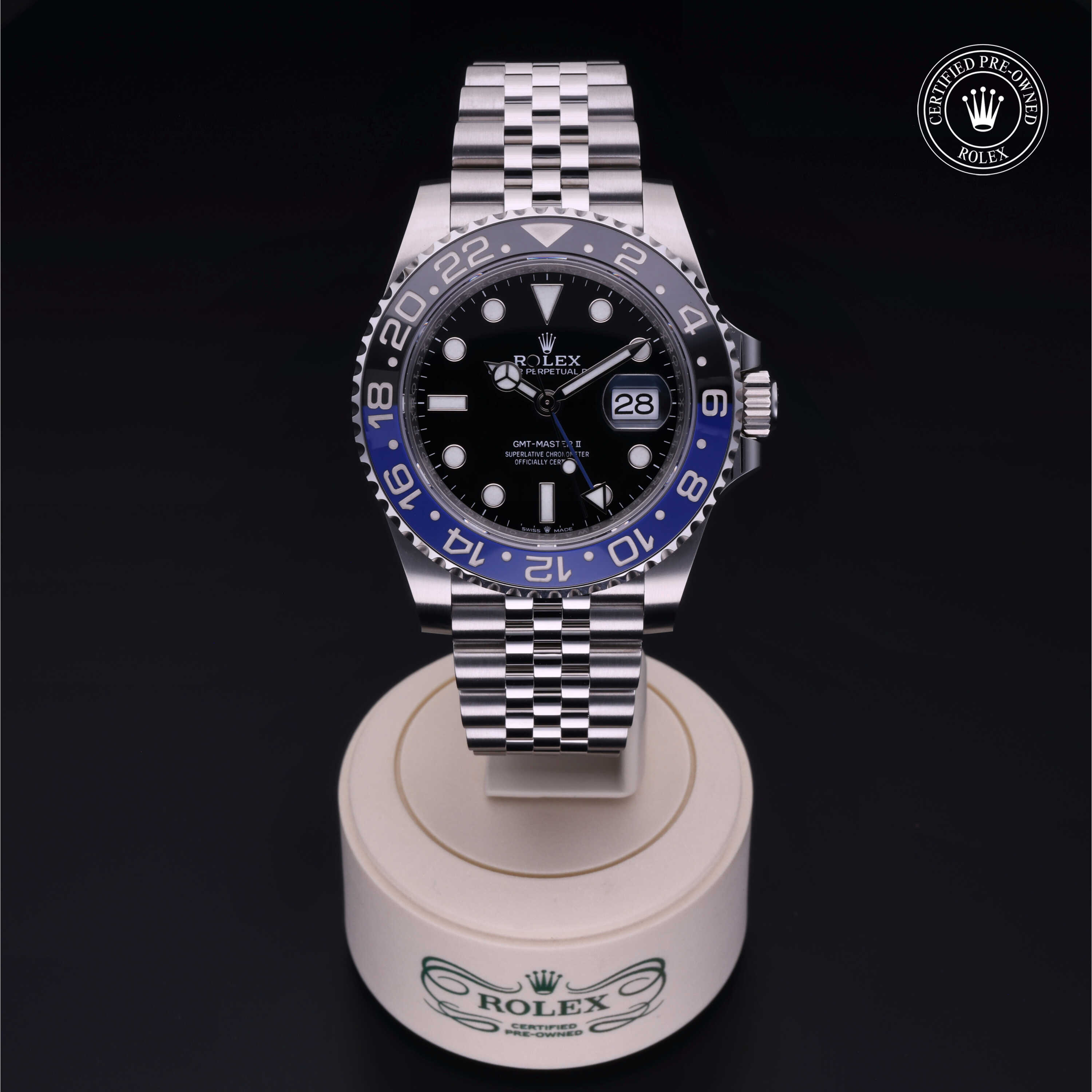 Rolex Certified Pre-Owned Oyster Perpetual 40 in Acciaio, 126710BLNR | Verga 1947