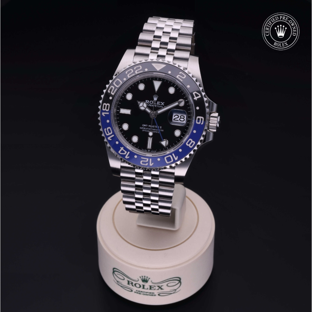 Rolex Certified Pre-Owned Oyster Perpetual 40 in Acciaio, 126710BLNR | Verga 1947