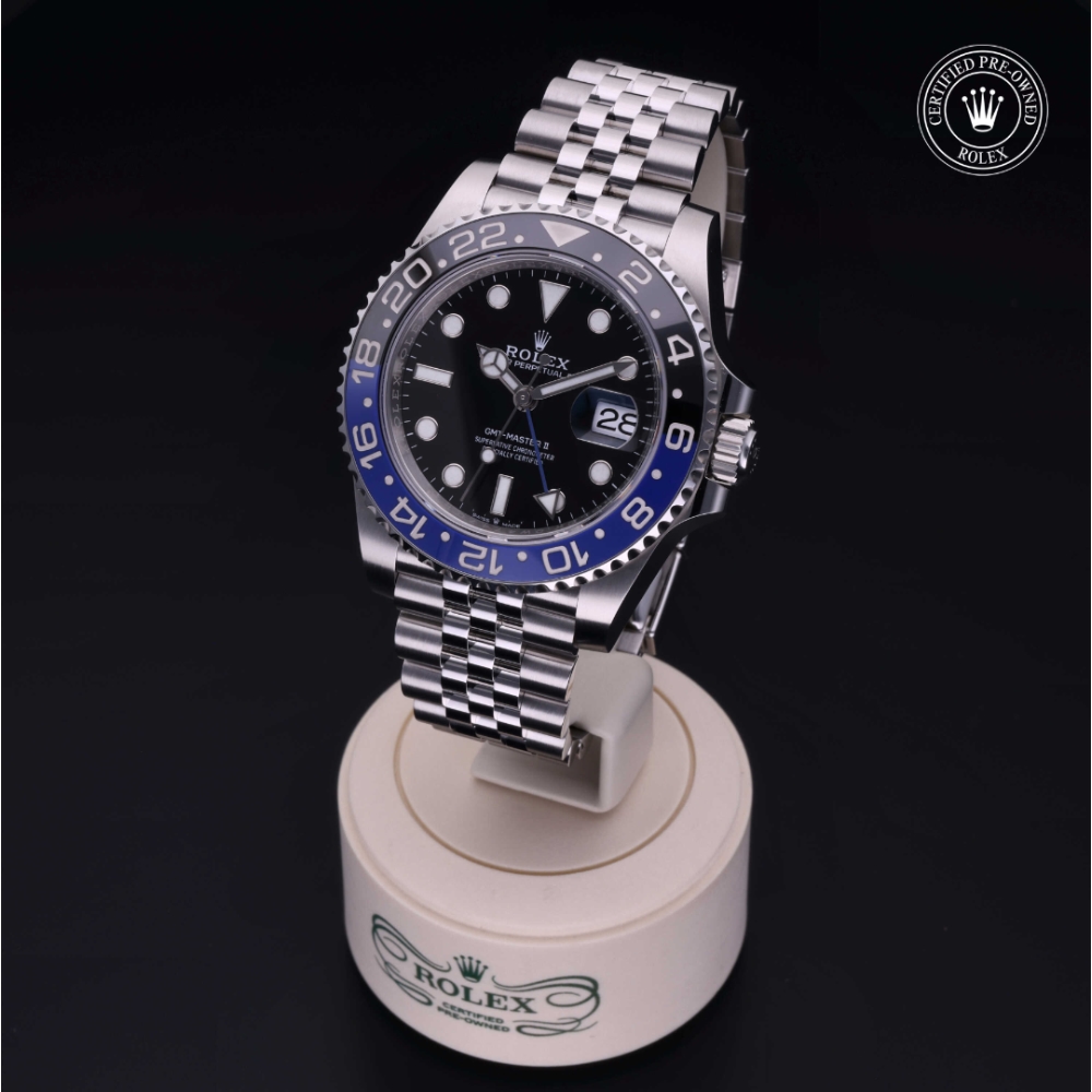 Rolex Certified Pre-Owned Oyster Perpetual 40 in Acciaio, 126710BLNR | Verga 1947