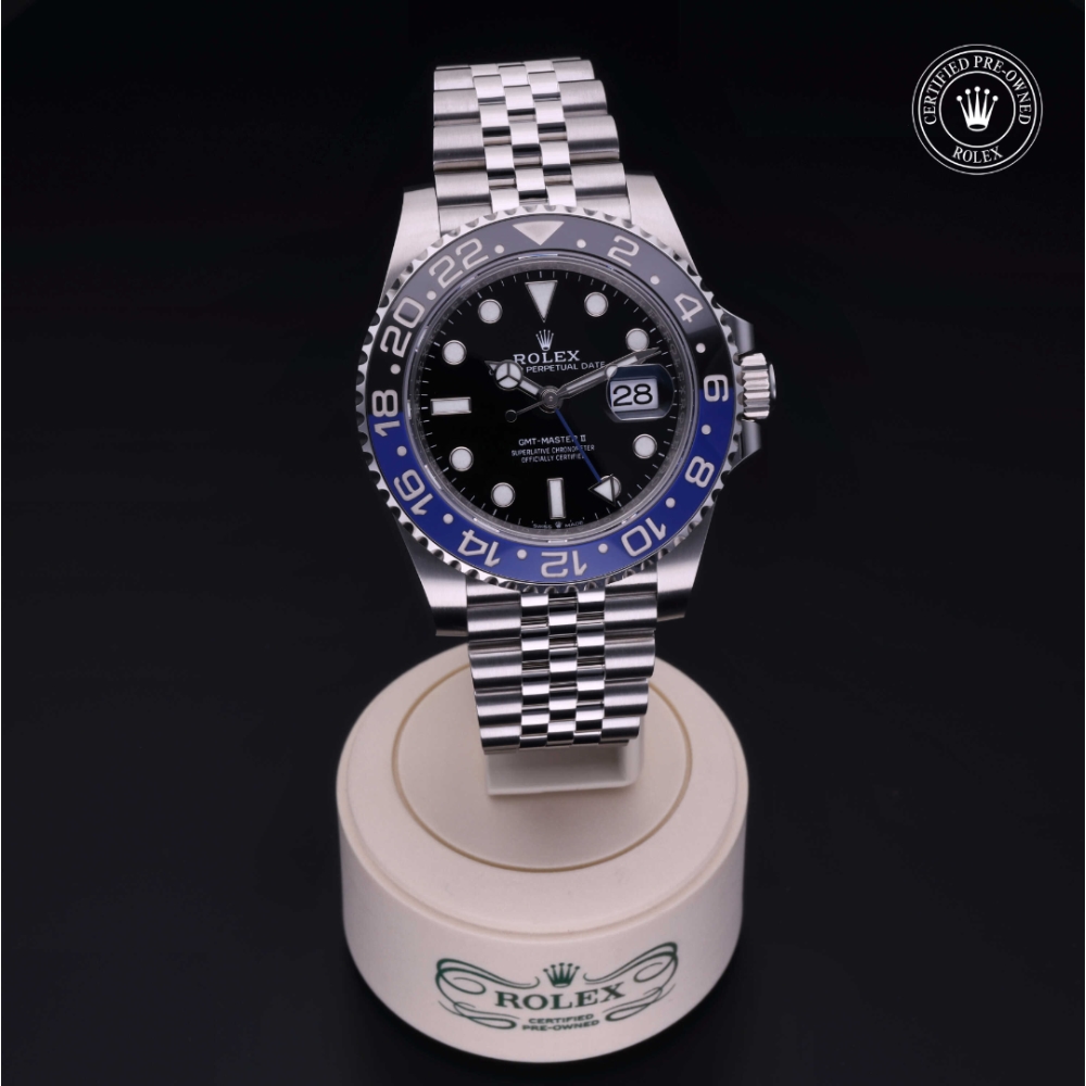 Rolex Certified Pre-Owned Oyster Perpetual 40 in Acciaio, 126710BLNR | Verga 1947