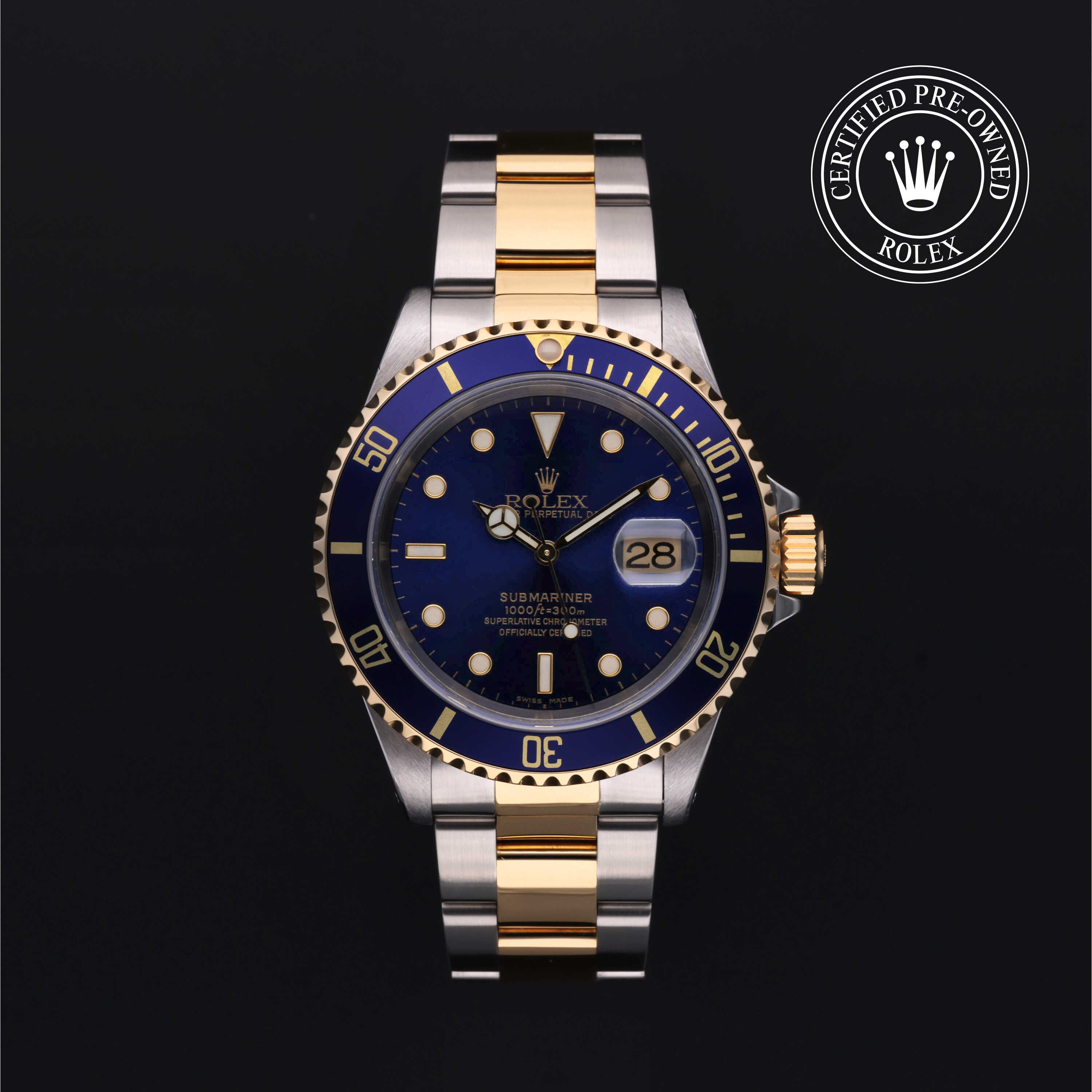 Rolex Certified Pre-Owned Oyster Perpetual 40 in Acciaio/oro G, 16613 | Verga 1947