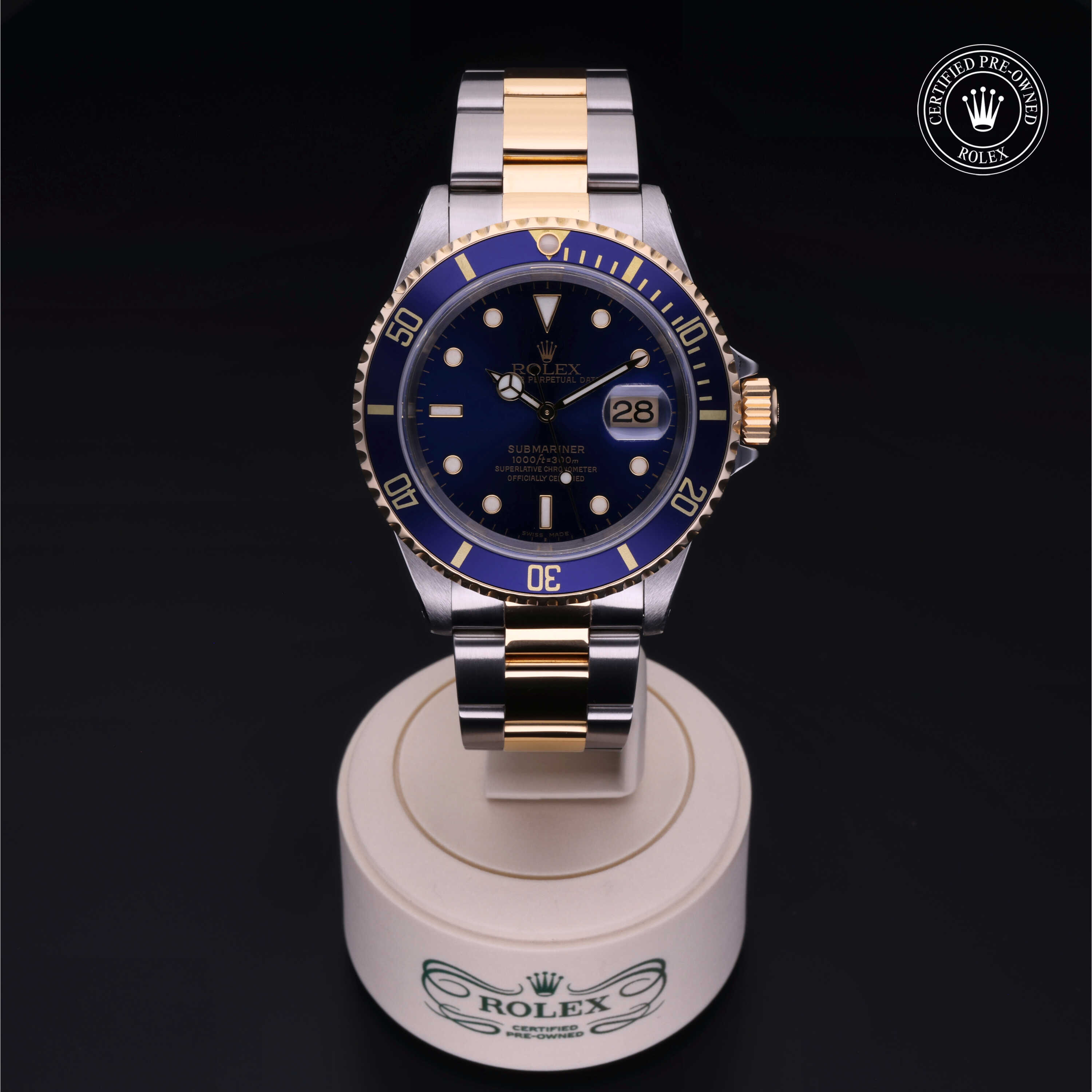Rolex Certified Pre-Owned Oyster Perpetual 40 in Acciaio/oro G, 16613 | Verga 1947