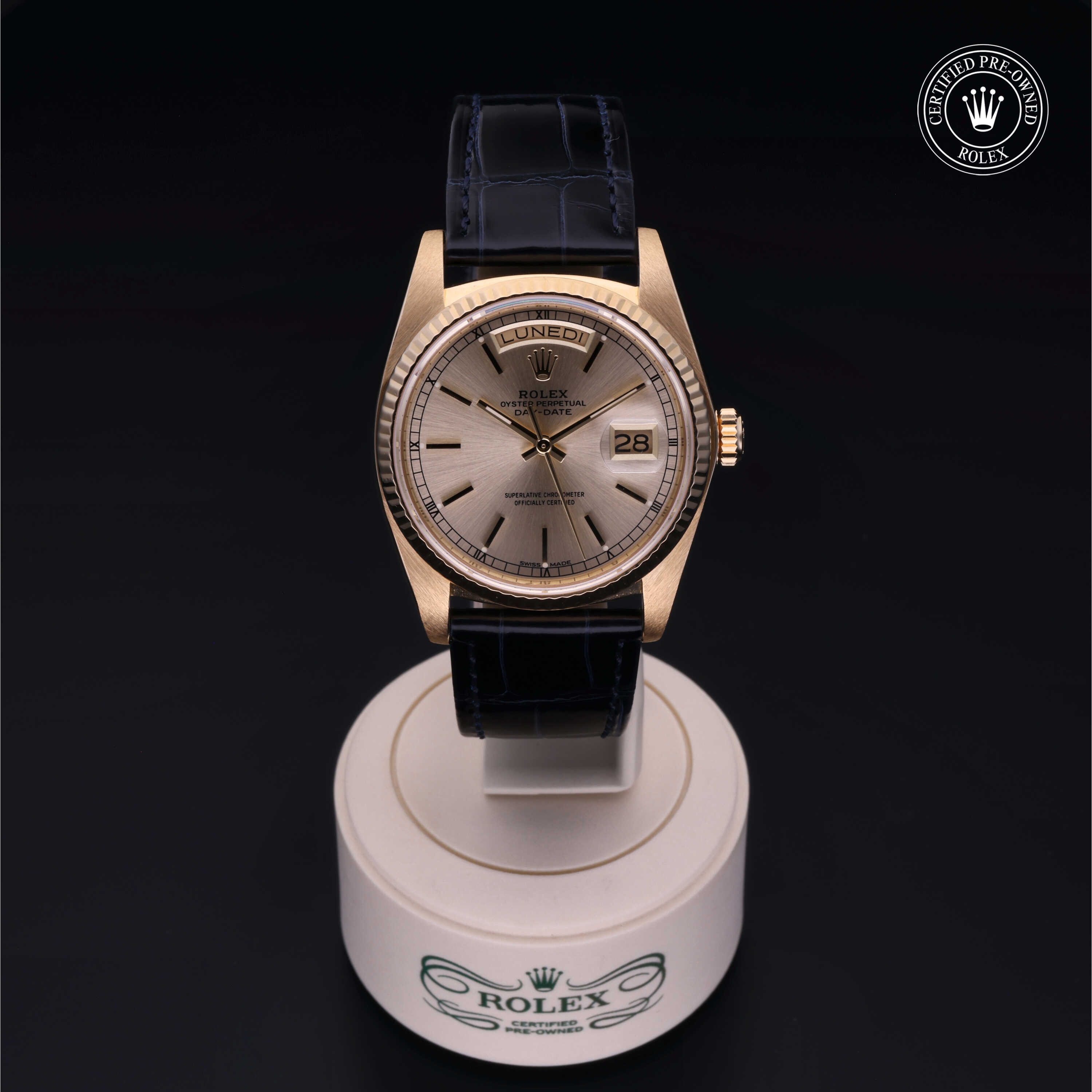 Rolex Certified Pre-Owned Oyster Perpetual 36 in Oro 18 CT.G, 18038 | Verga 1947