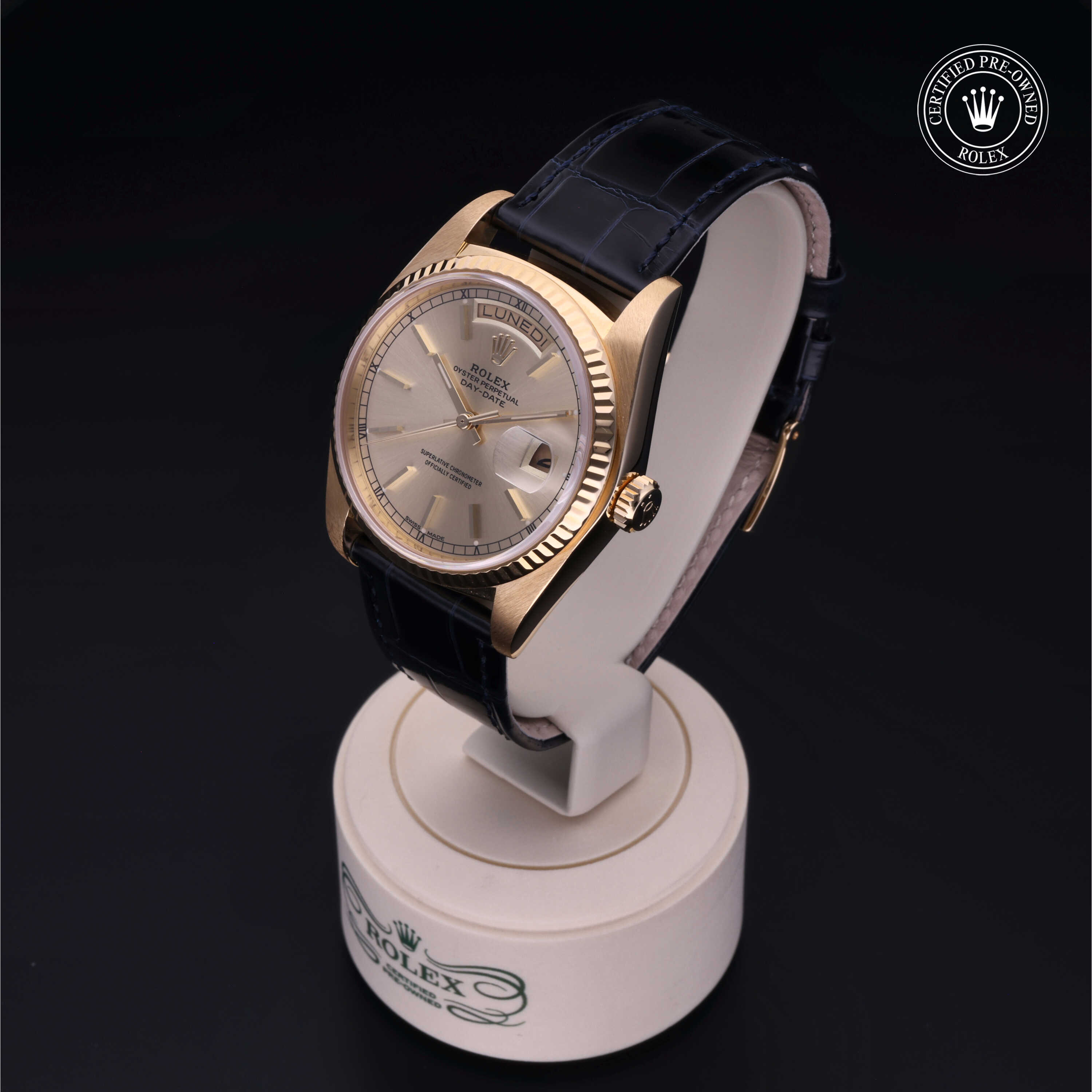 Rolex Certified Pre-Owned Oyster Perpetual 36 in Oro 18 CT.G, 18038 | Verga 1947
