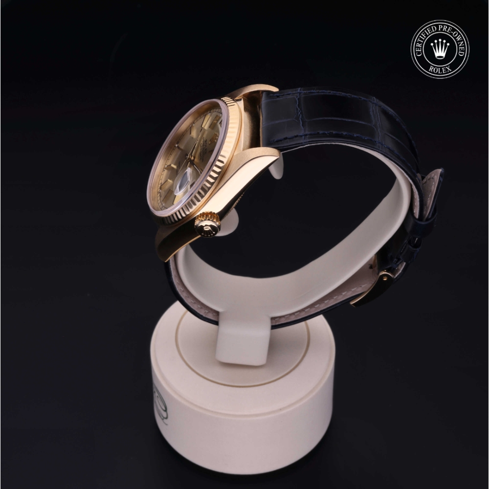 Rolex Certified Pre-Owned Oyster Perpetual 36 in Oro 18 CT.G, 18038 | Verga 1947